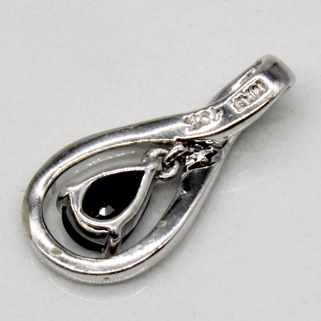 Sapphire & Diamond Pendant | 0.35ct, 0.02ctw |