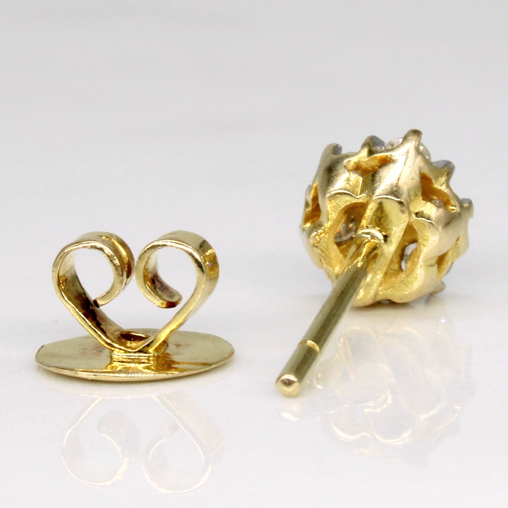 Diamond Cluster Earrings | 0.20ctw |