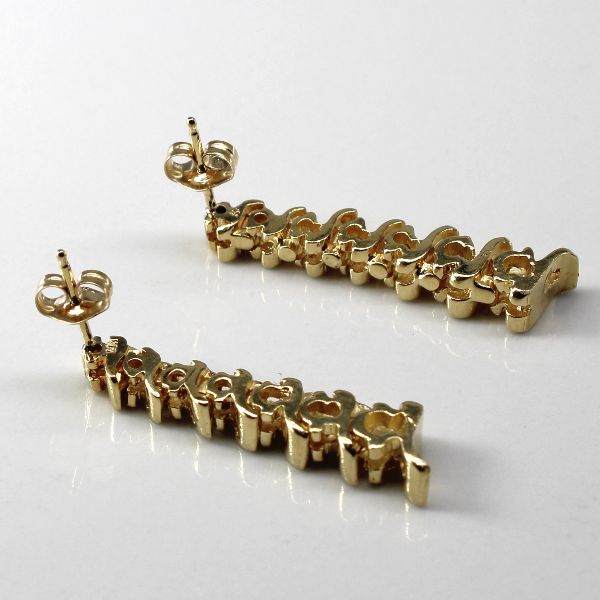 Diamond Dangle Earrings | 0.50ctw |