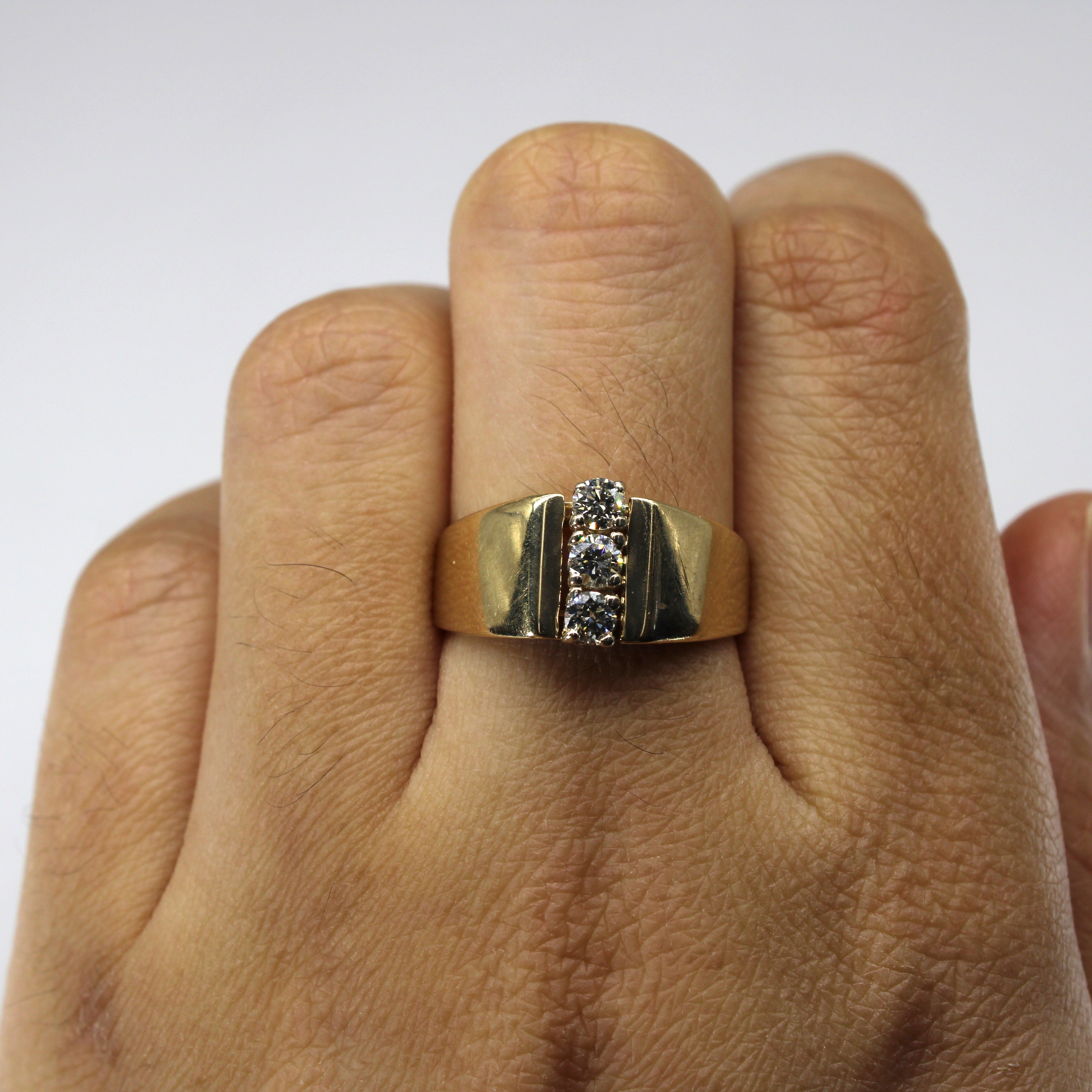 Three Stone Diamond Ring | 0.33ctw | SZ 7.25 |