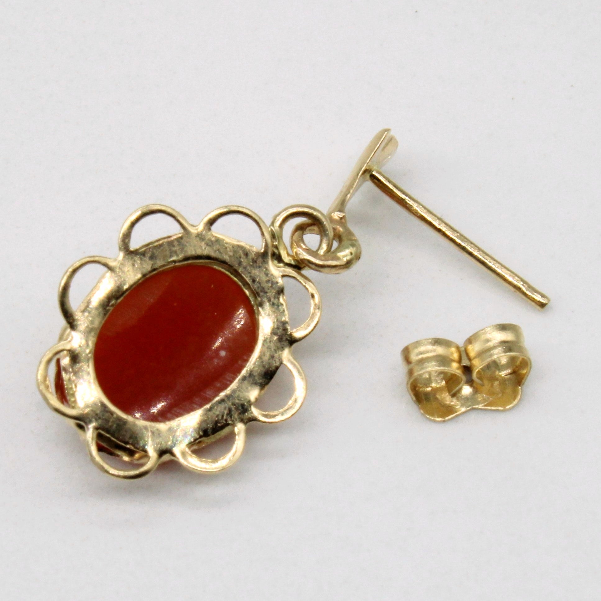 Cameo Shell Drop Earrings | 5.50ctw |
