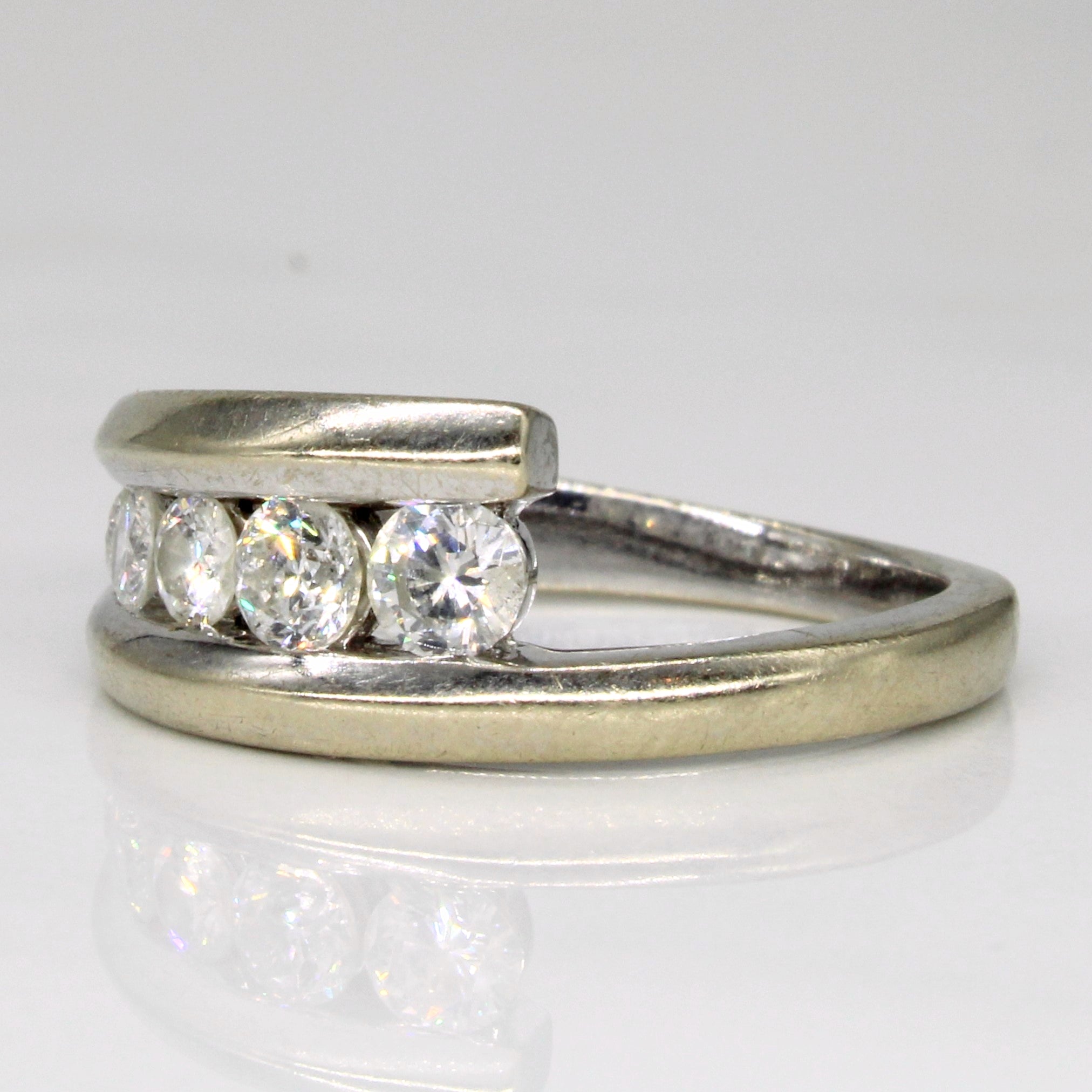 Diamond Waterfall Ring | 0.60ctw | SZ 6.75 |