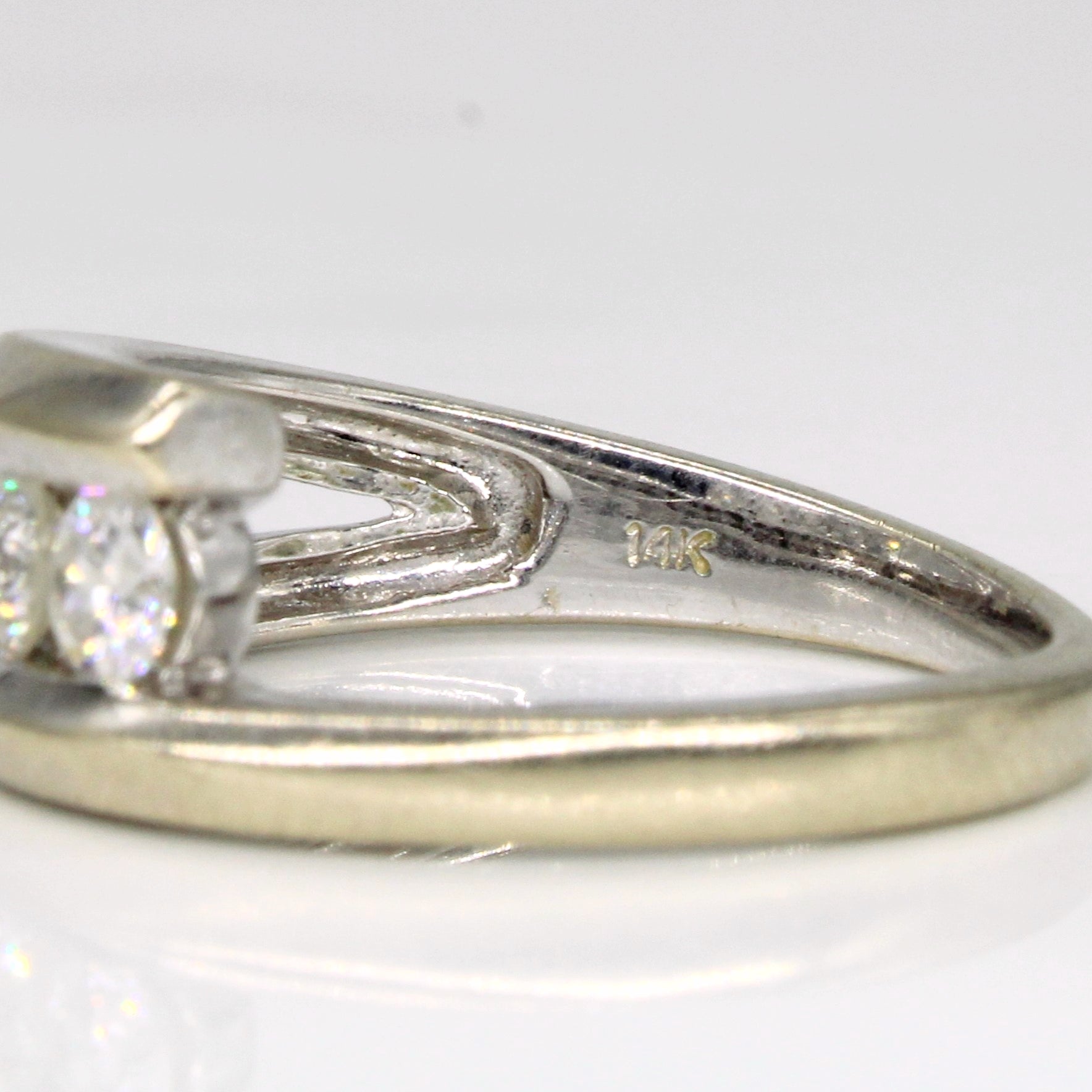 Diamond Waterfall Ring | 0.60ctw | SZ 6.75 |