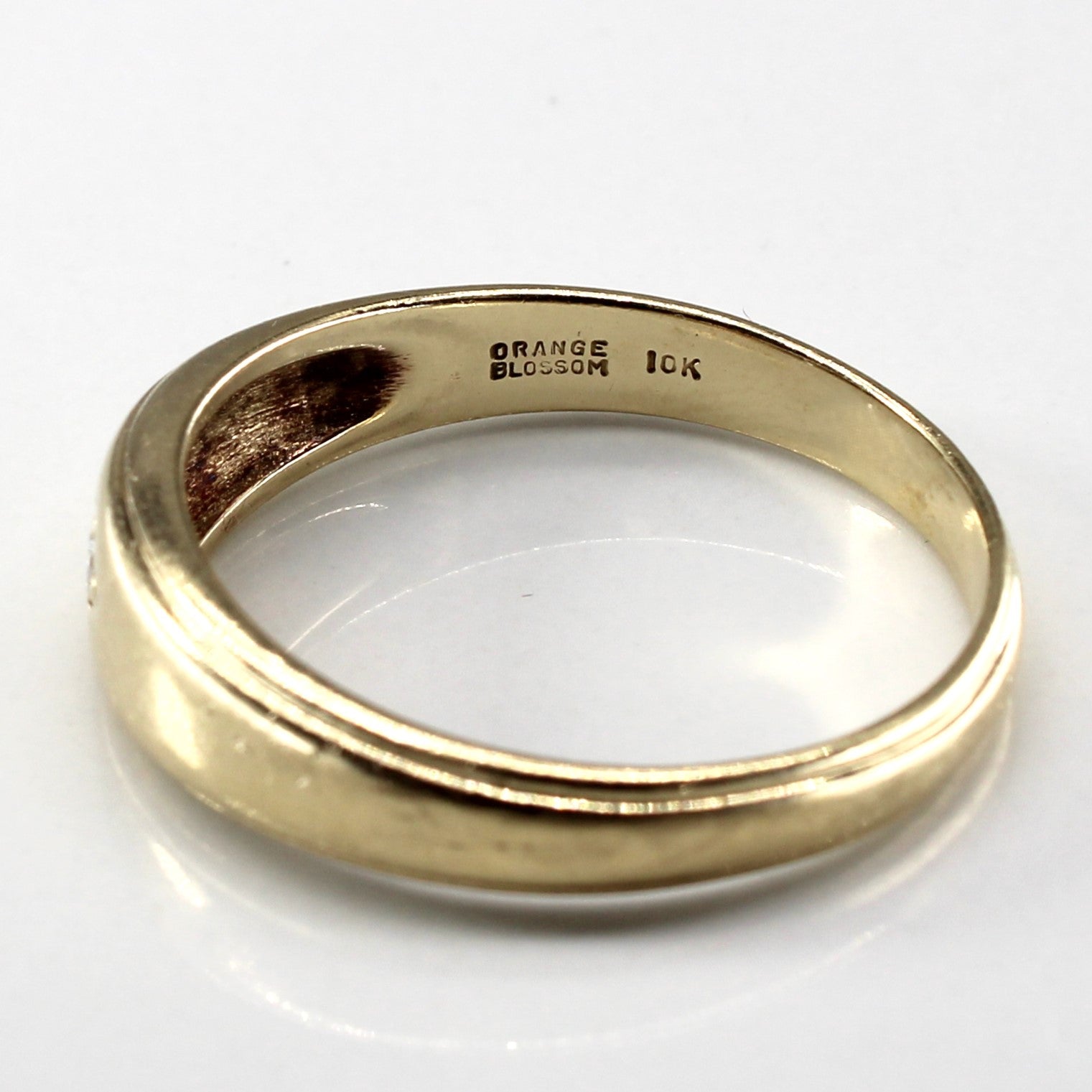 Bague solitaire en diamant | 0,04 ct | Taille 12 |