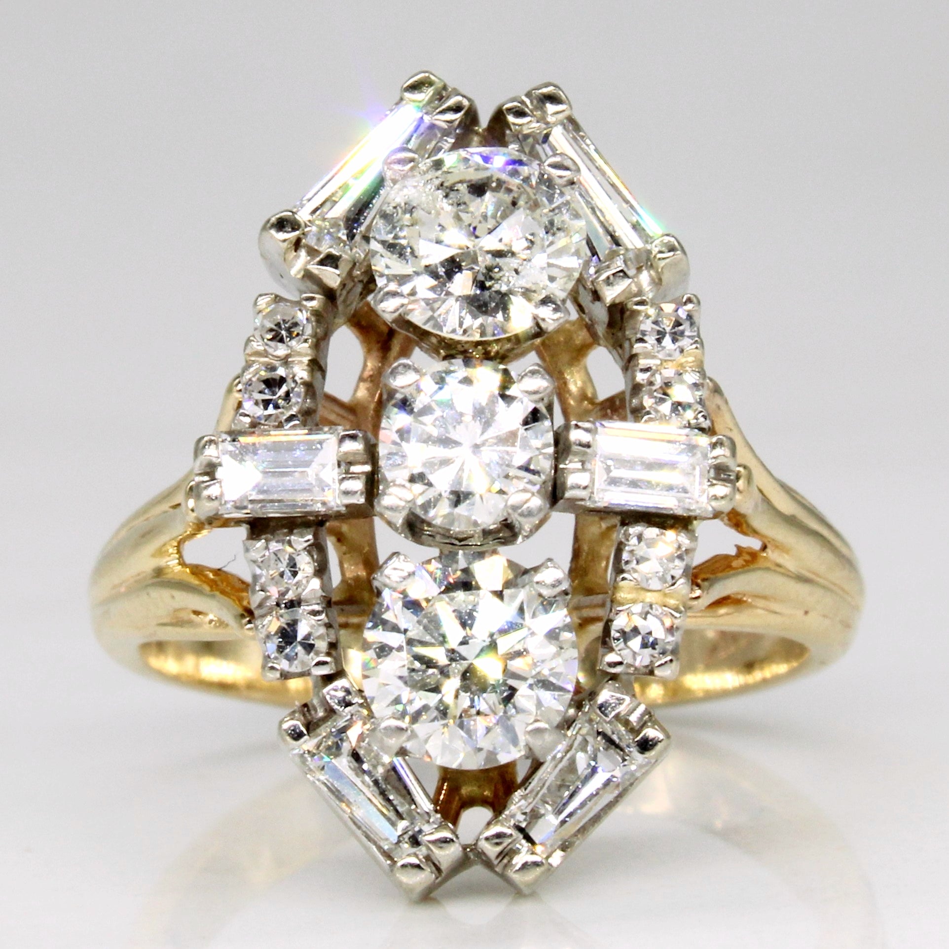Diamond Cocktail Ring | 1.93ctw | SZ 6 |