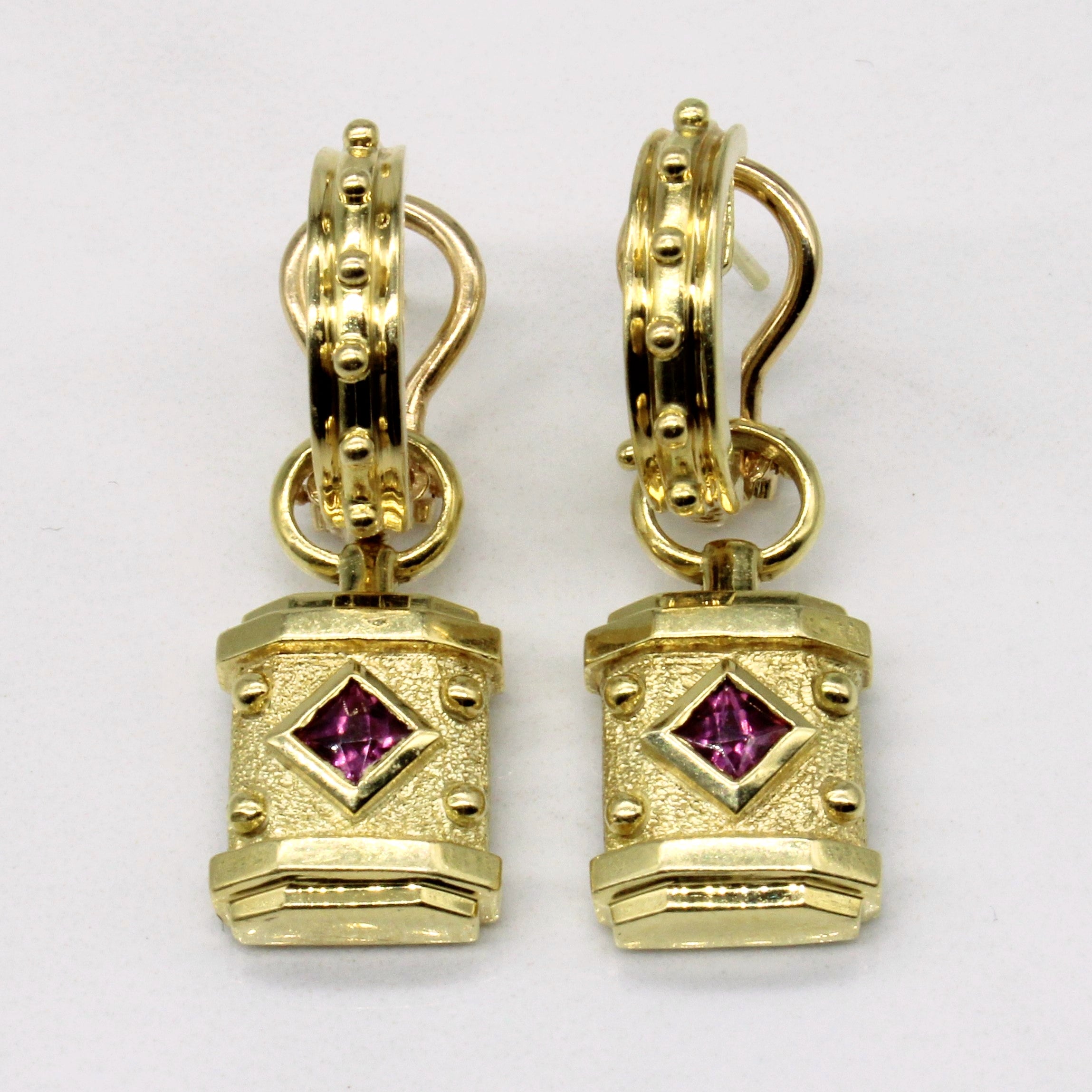 Garnet Drop Earrings | 0.26ctw |