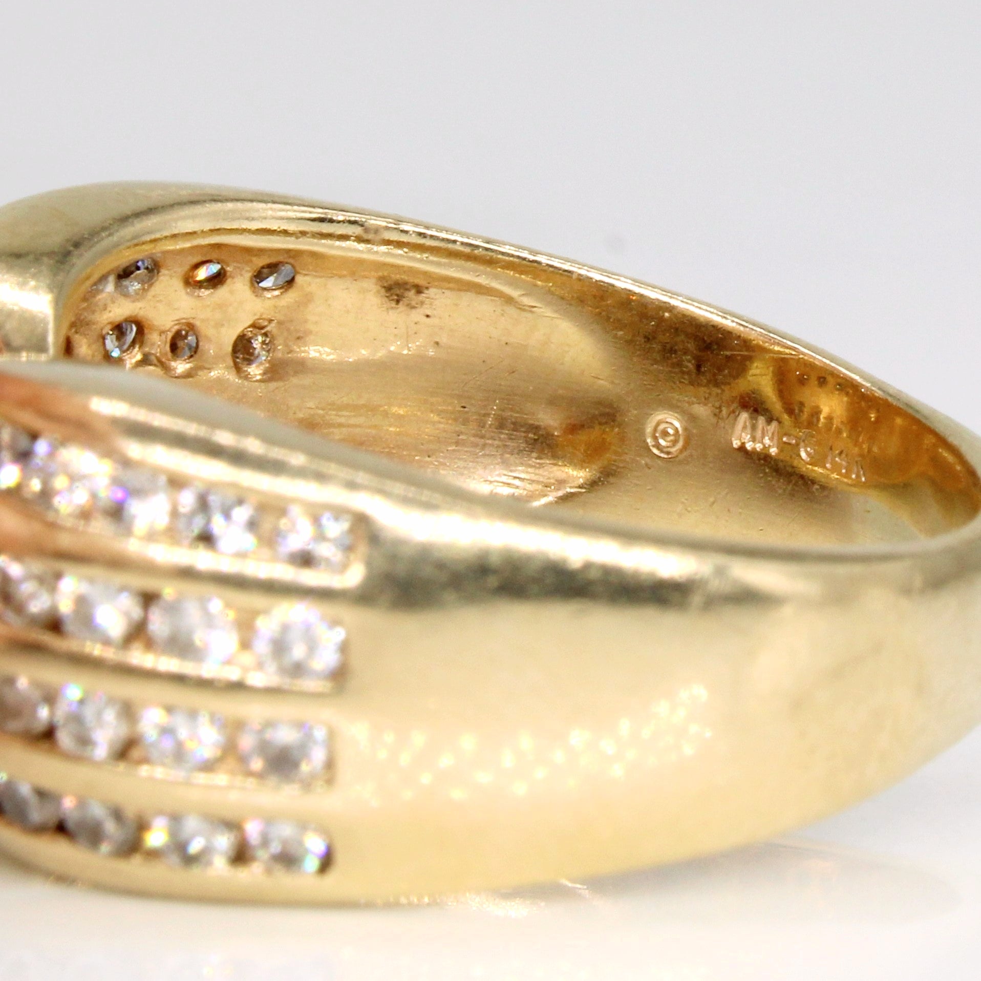 Diamond Cocktail Ring | 1.12ctw | SZ 9.75 |