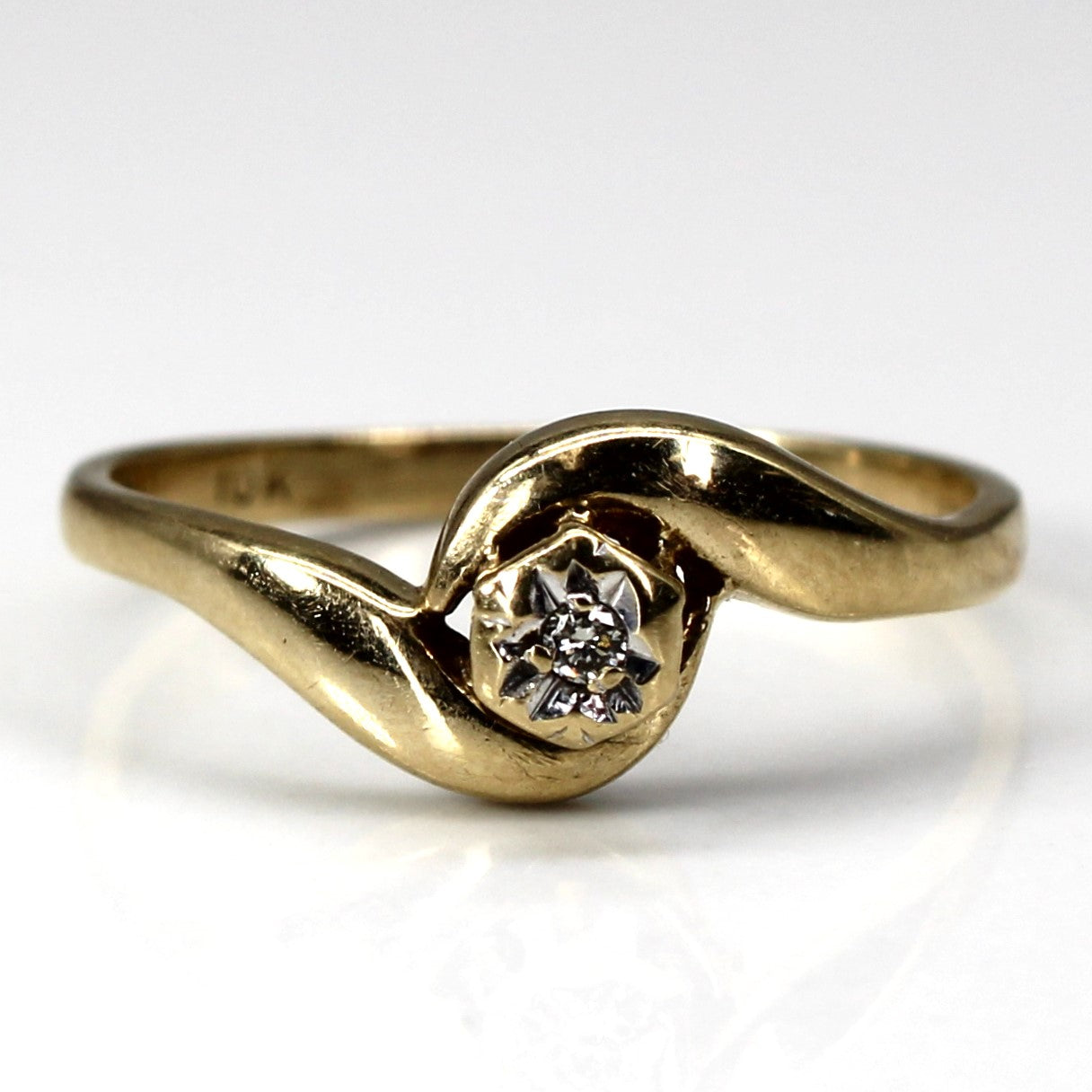Bypass Diamond Ring | 0.01ct | SZ 7 |