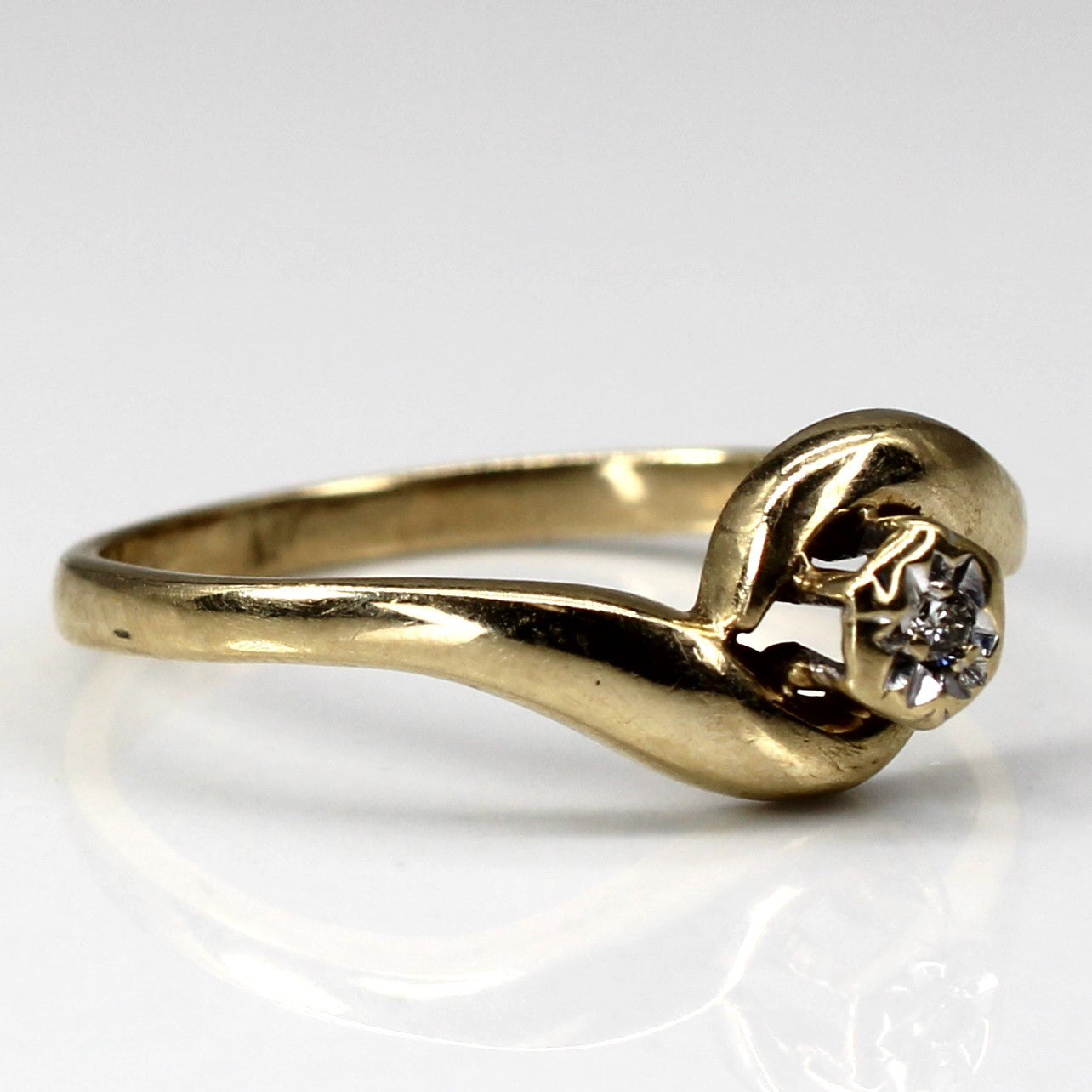 Bypass Diamond Ring | 0.01ct | SZ 7 |
