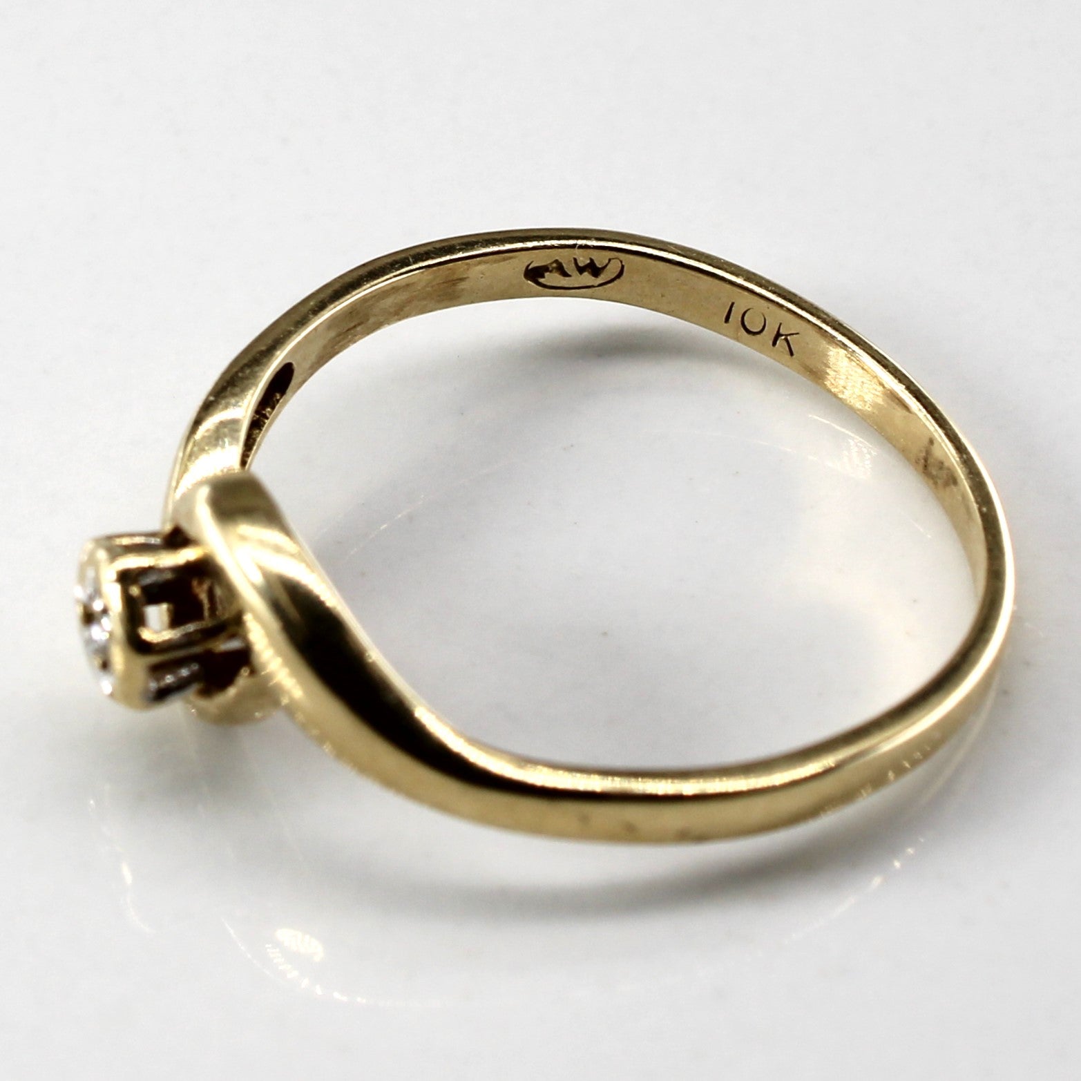 Bypass Diamond Ring | 0.01ct | SZ 7 |