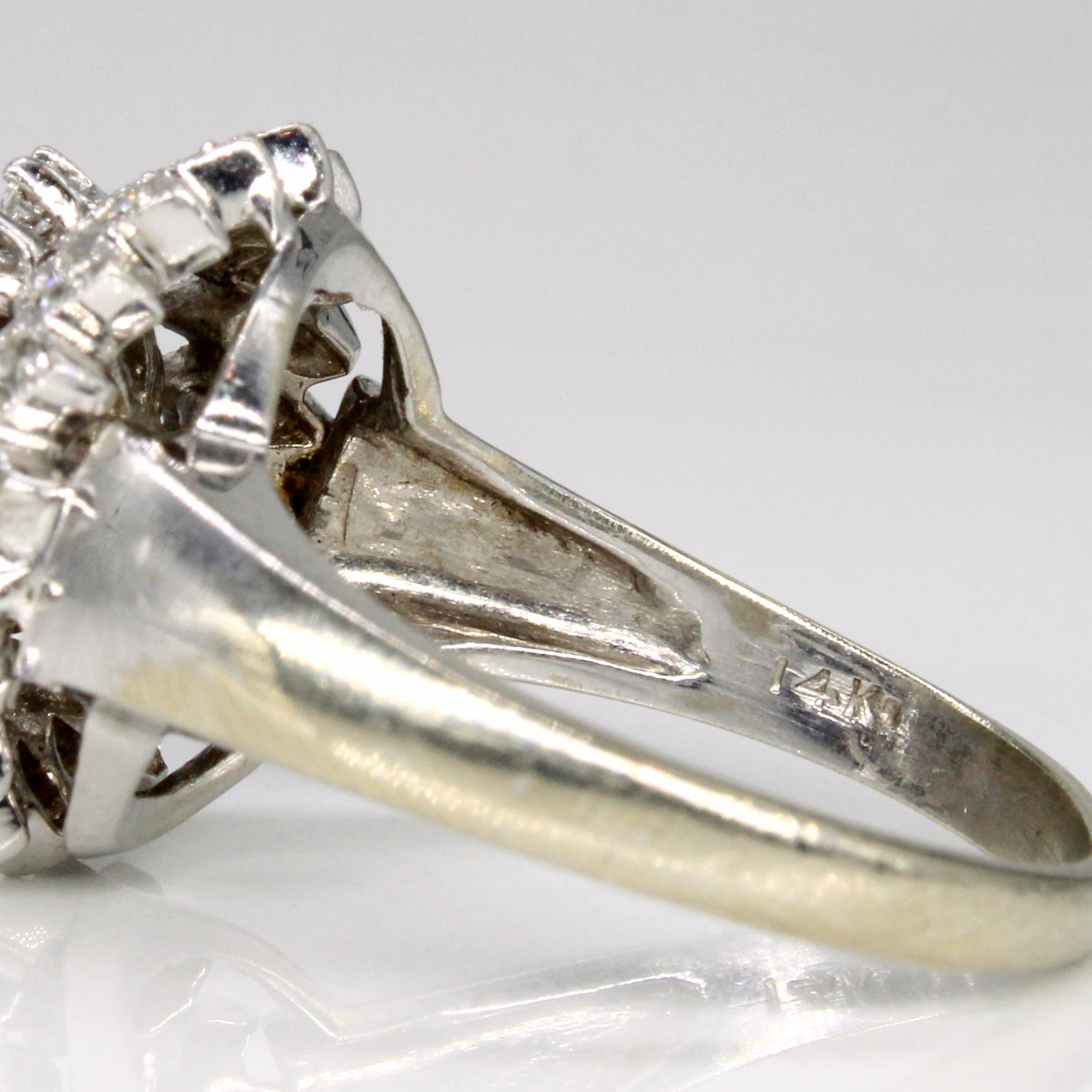 Old European Diamond Cluster Ring | 0.38ct, 0.15ctw, 0.1ctw | SZ 7.75 |