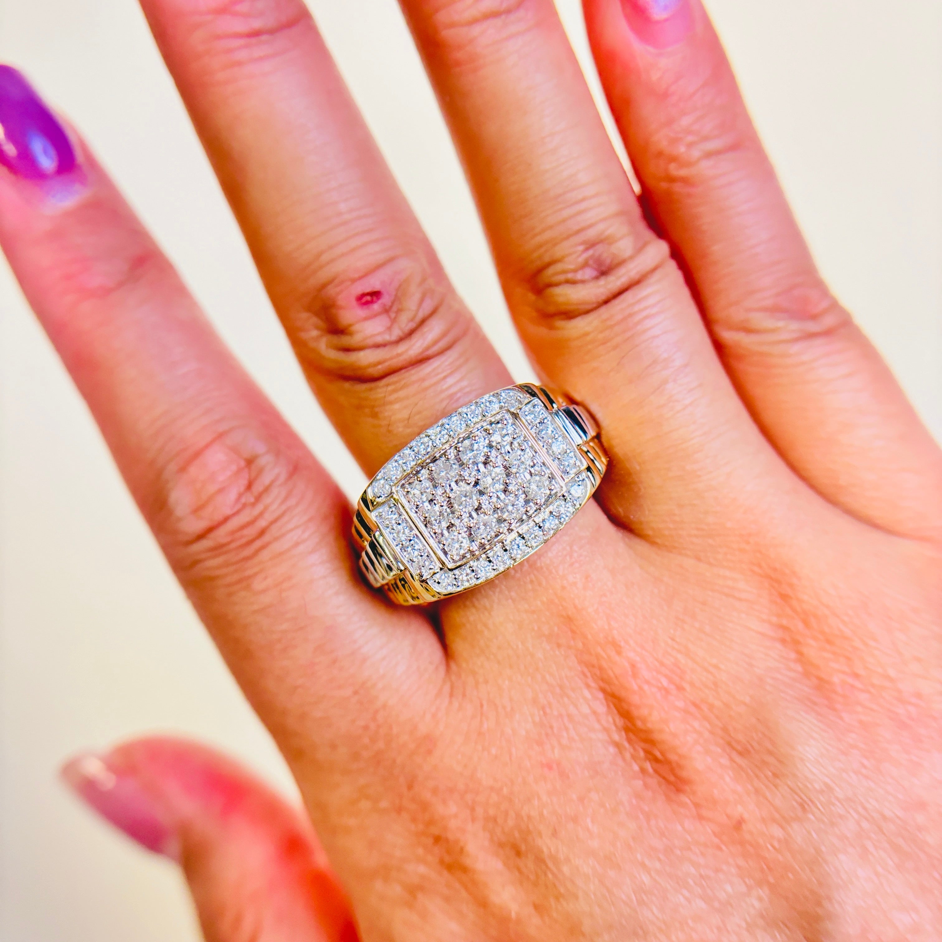 10k Yellow Gold Diamond Ring | 1.00ctw | SZ 12.5