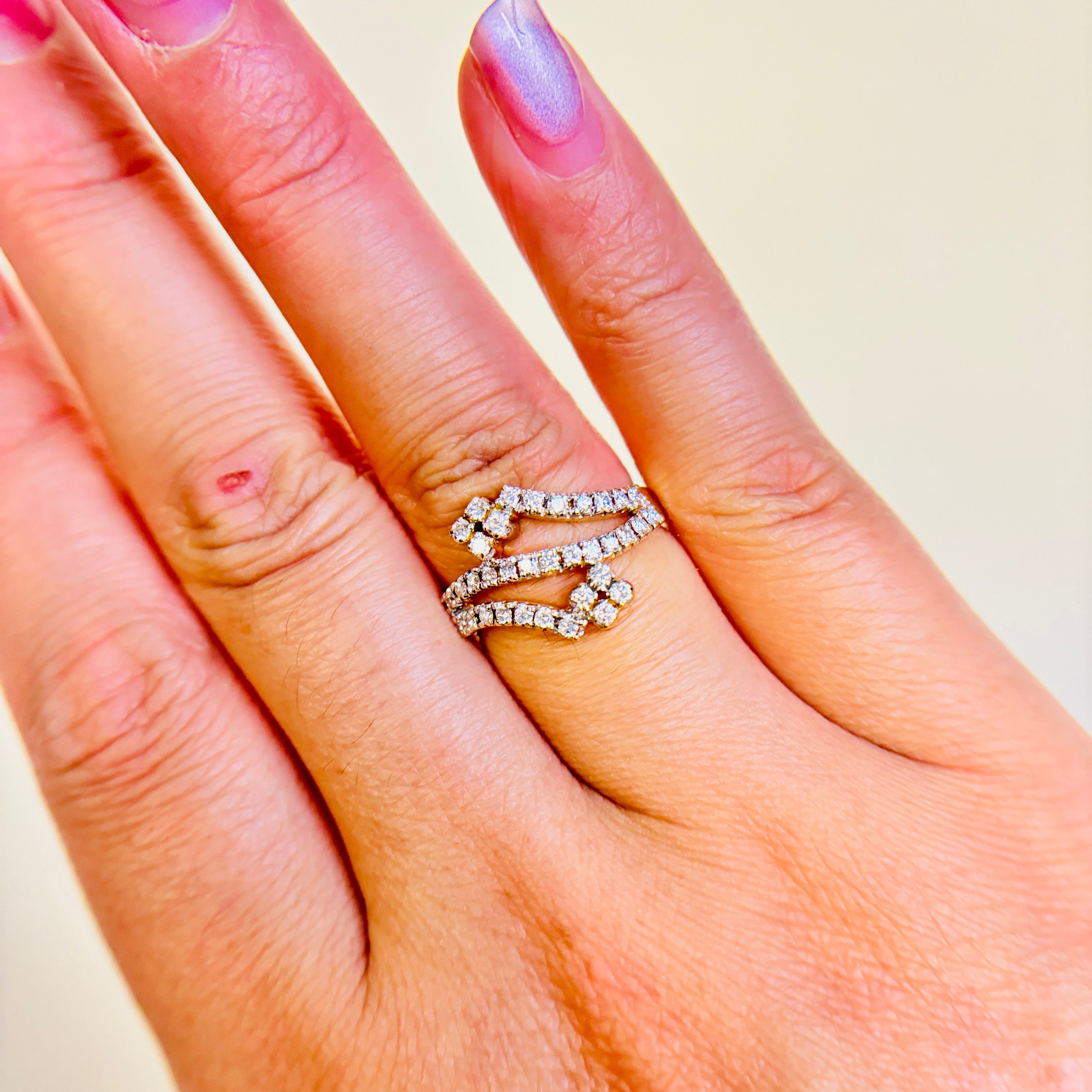 18k White Gold Diamond Ring | 0.47ctw | SZ 6.25