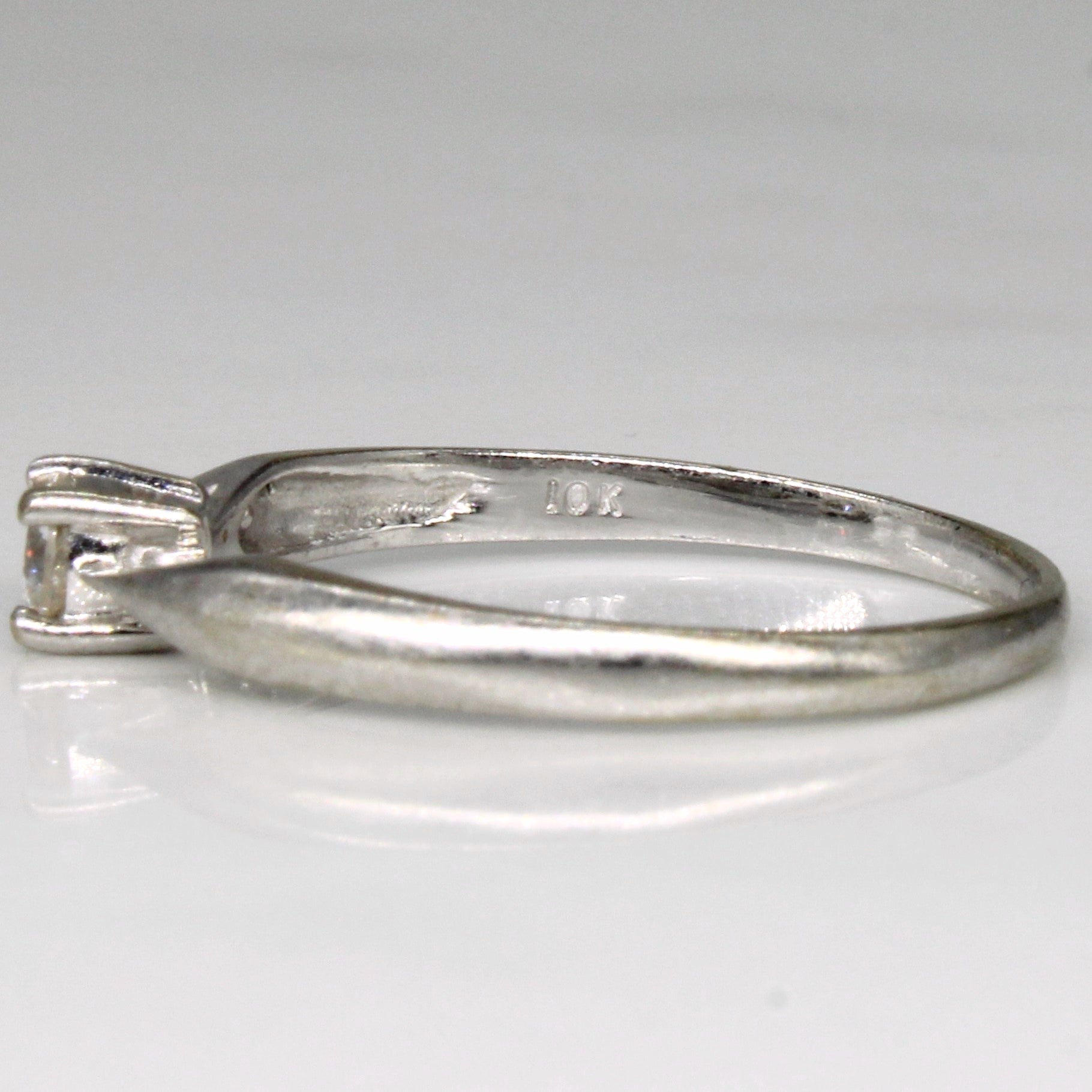 Solitaire Diamond Ring | 0.15ct | SZ 6.75 |
