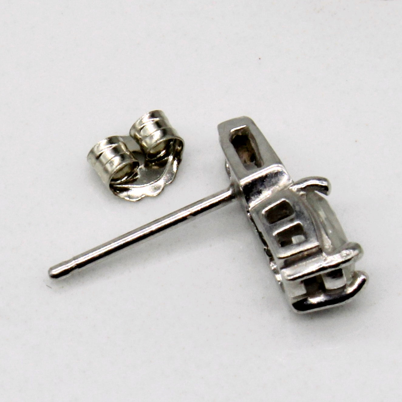 Topaz & Diamond Earrings | 0.50ctw, 0.01ctw |
