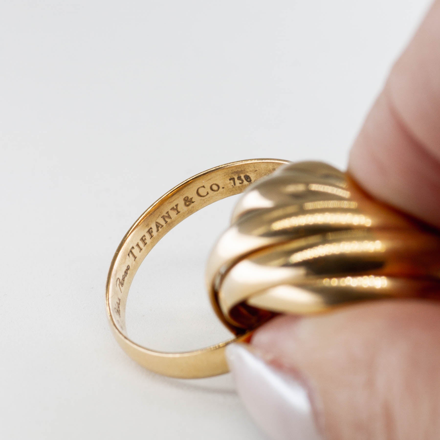 Tiffany & Co.' Paloma Picasso Melody Collection Nine Band Roller Ring | SZ 7.5 |