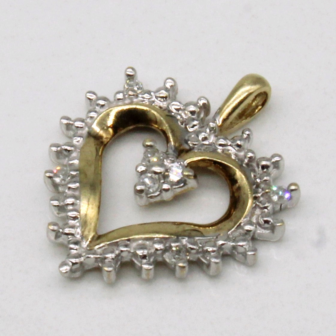 Diamond Heart Pendant | 0.04ctw |