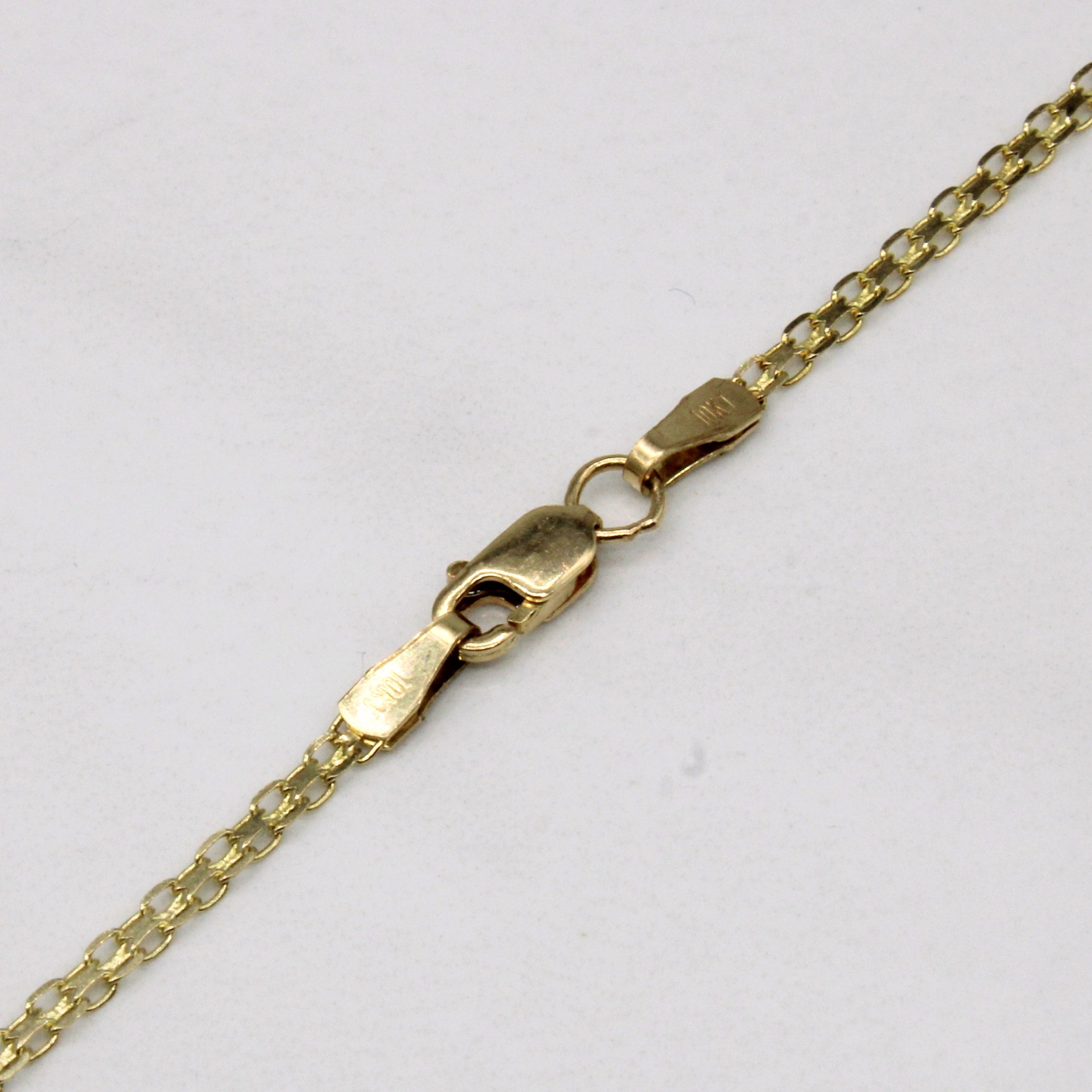 Diamond Scoop Necklace | 0.48ctw | 17" |