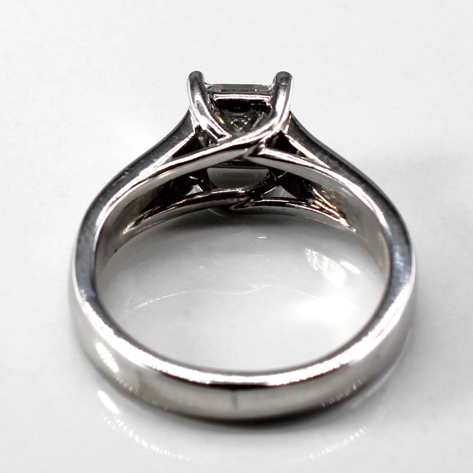 Princess Canadian Diamond Engagement Ring | 0.71ct VS1 H | SZ 5.5 |