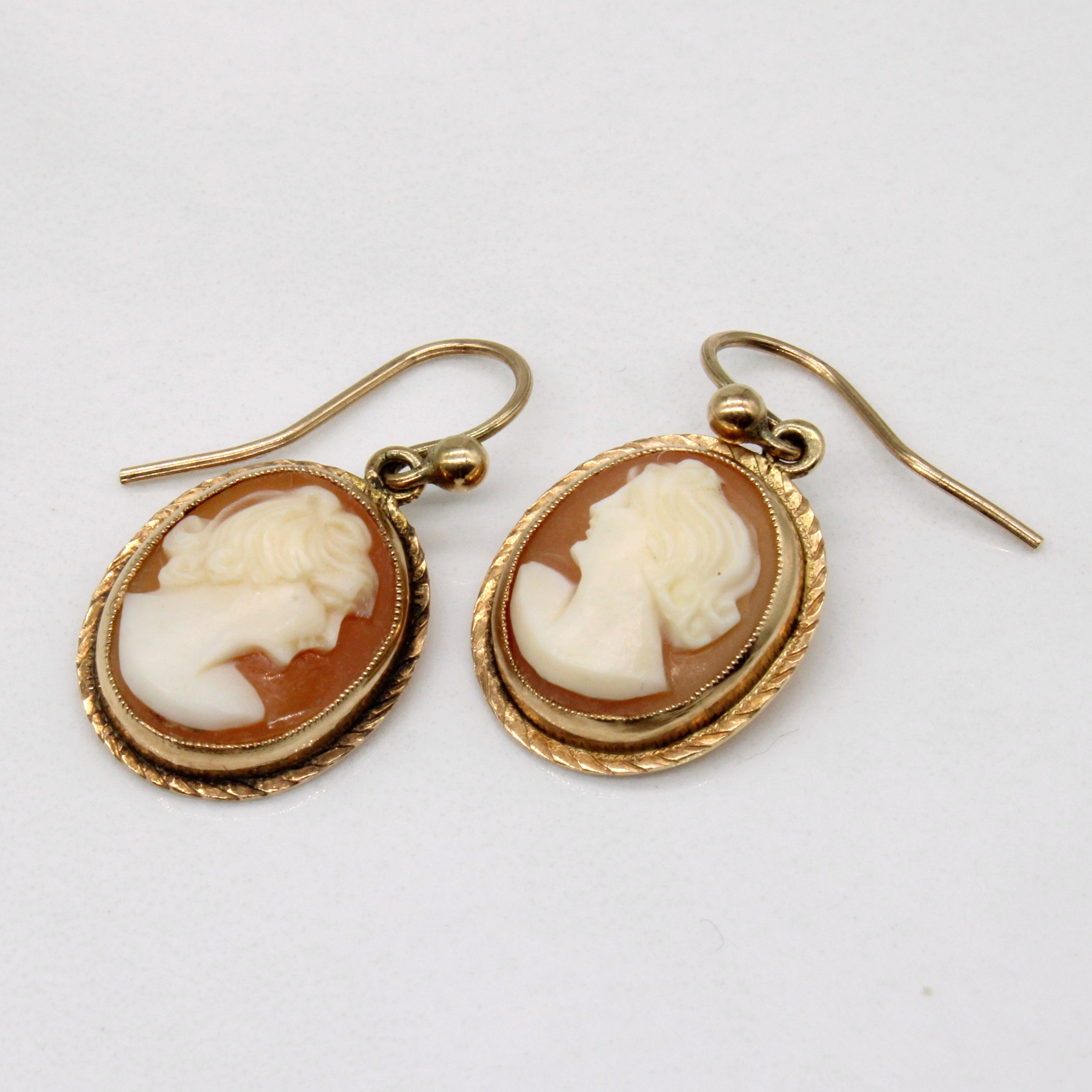 Boucles d'oreilles camée coquillage | 5,00 ctw |