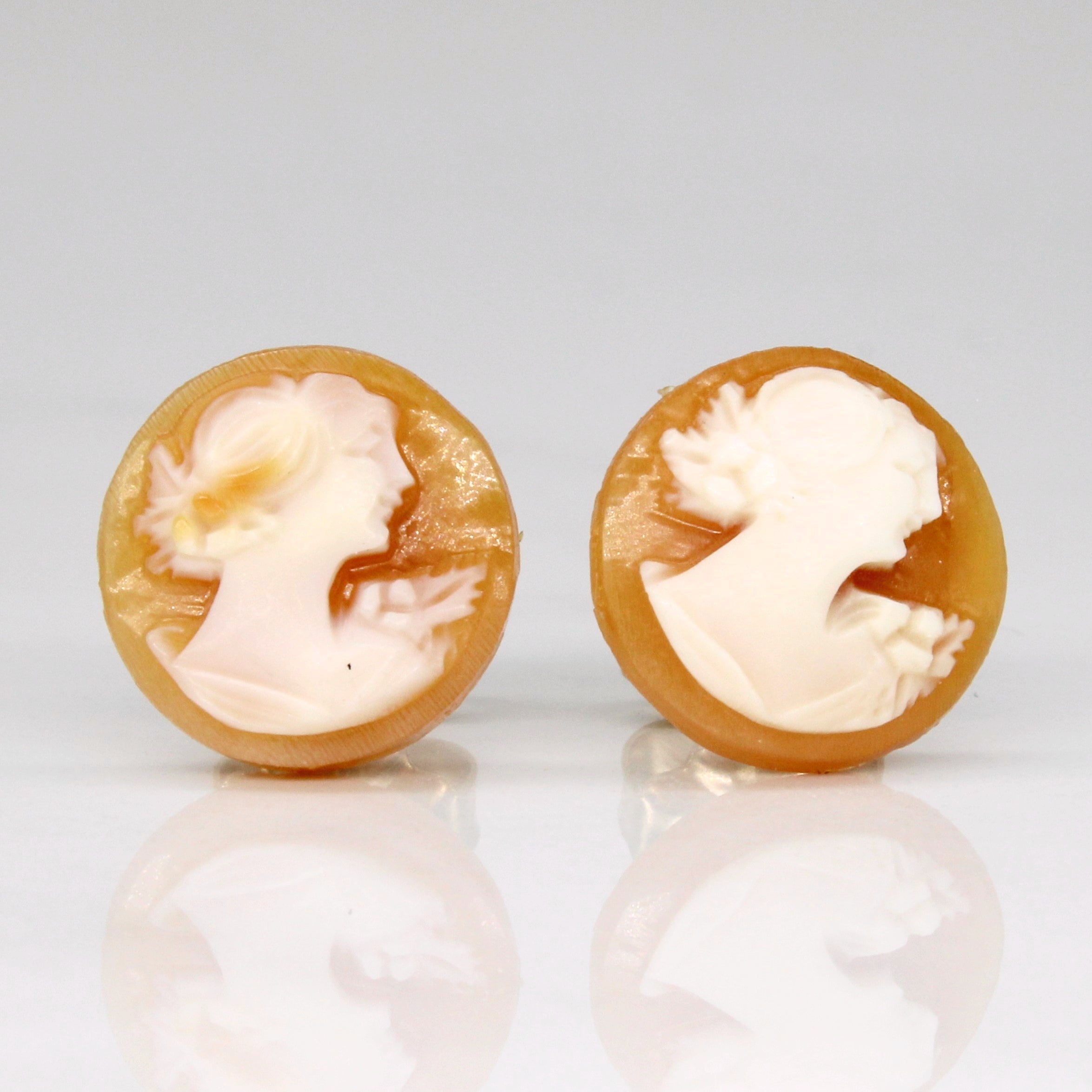 Shell Cameo Earrings | 5.00ctw |