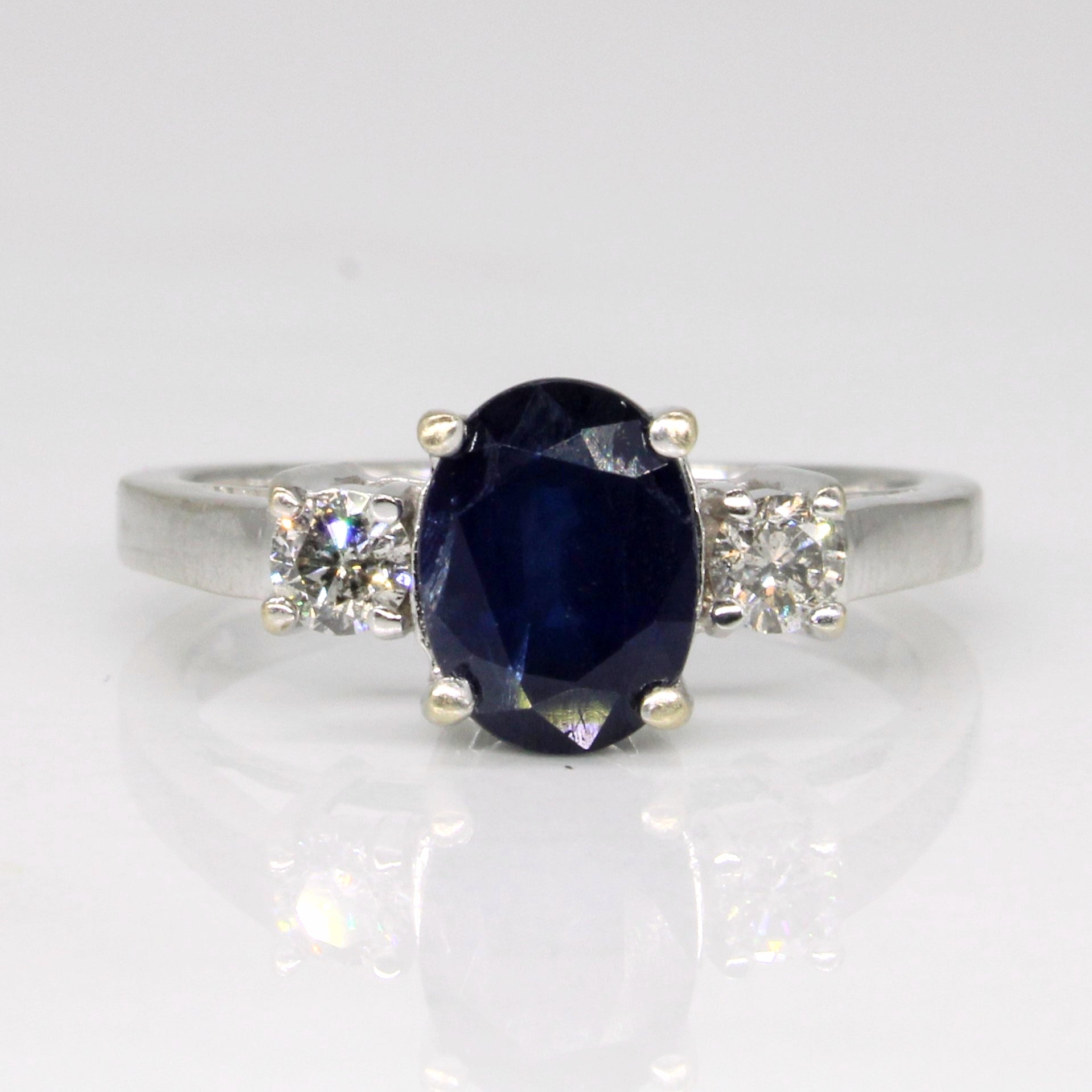 Sapphire & Diamond Cocktail Ring | 1.55ct, 0.22ctw | SZ 6.75 |
