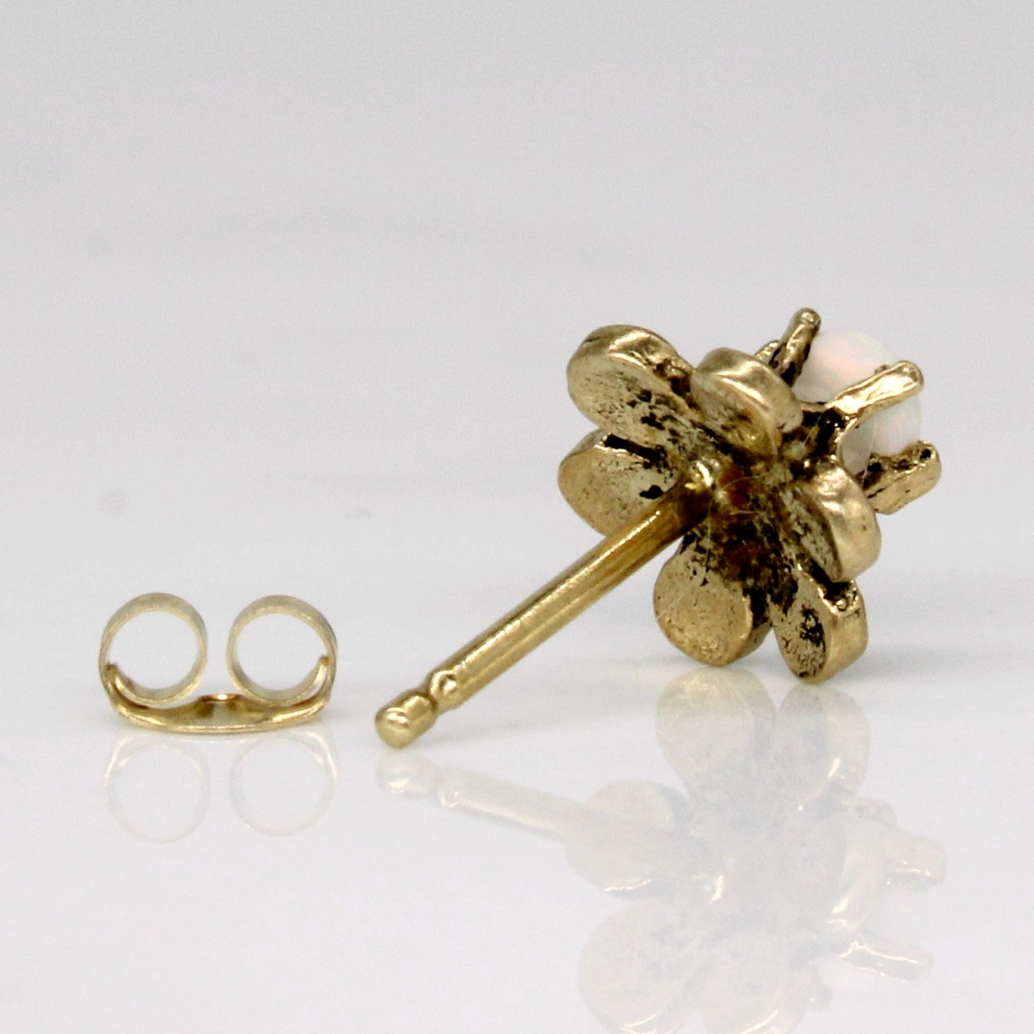 Opal Flower Earrings | 0.12ctw |