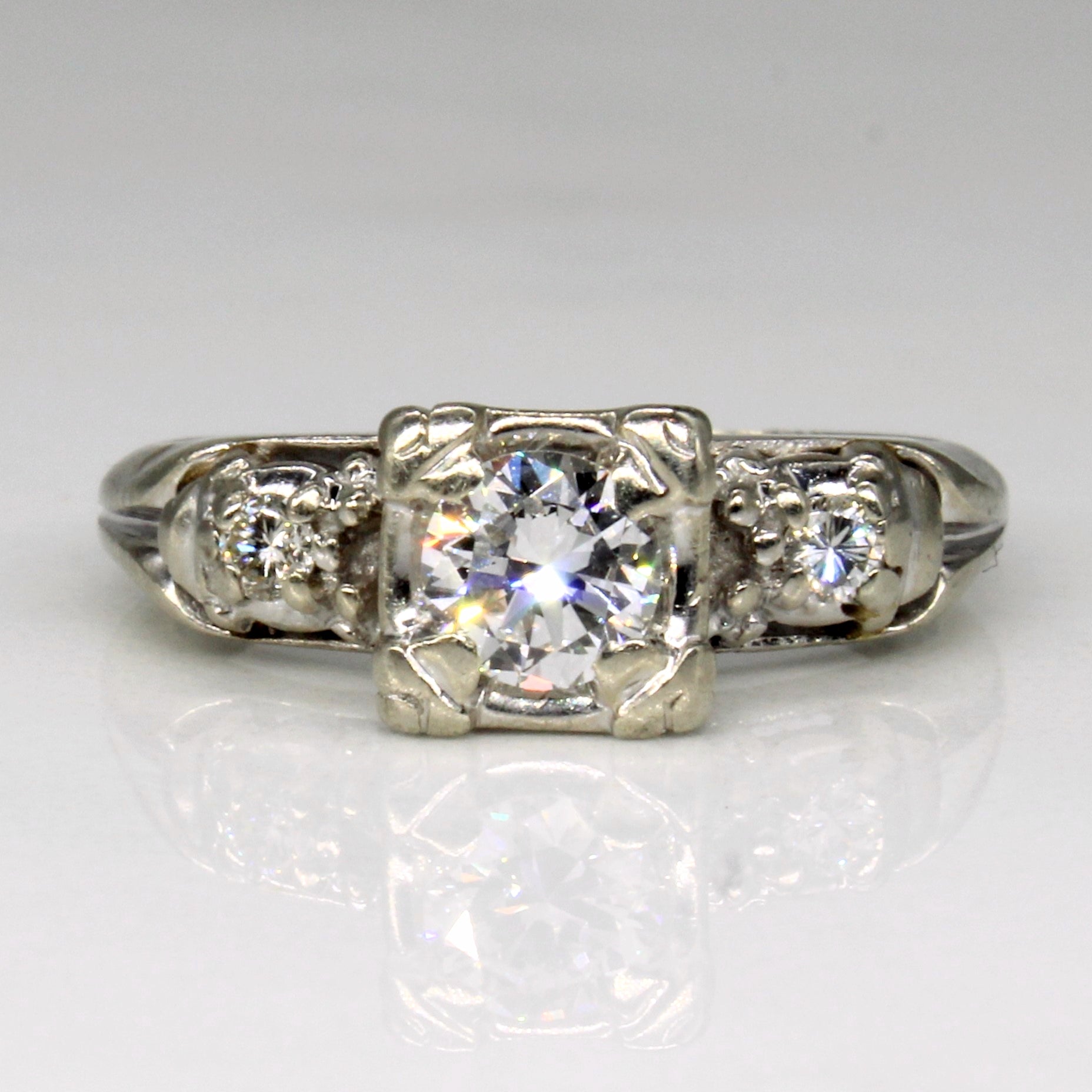 Diamond Engagement Ring | 0.42ctw | SZ 4.25 |