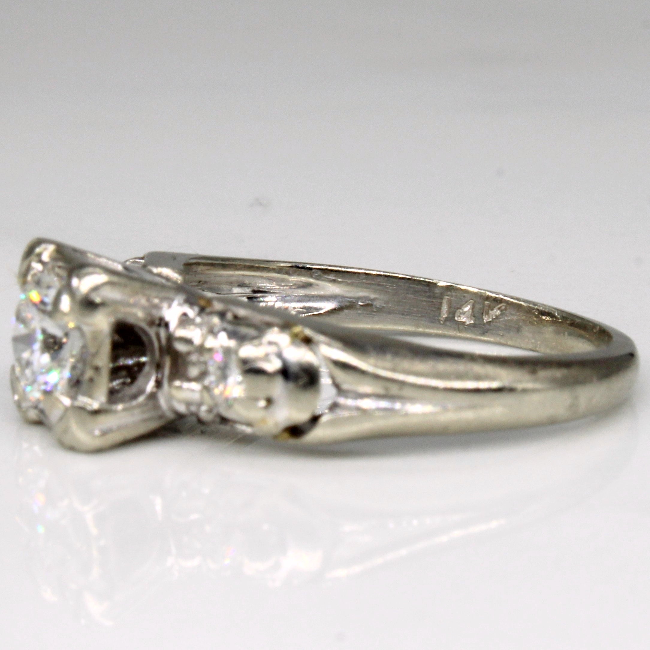 Diamond Engagement Ring | 0.42ctw | SZ 4.25 |