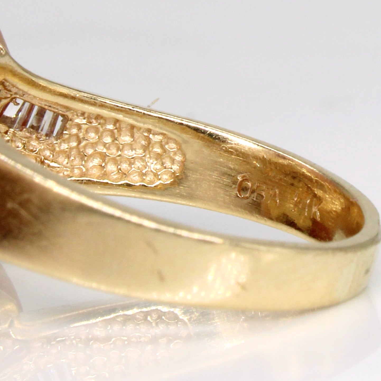 Diamond & Sapphire Waterfall Ring | 0.96ctw, 0.46ct | SZ 7.25 |