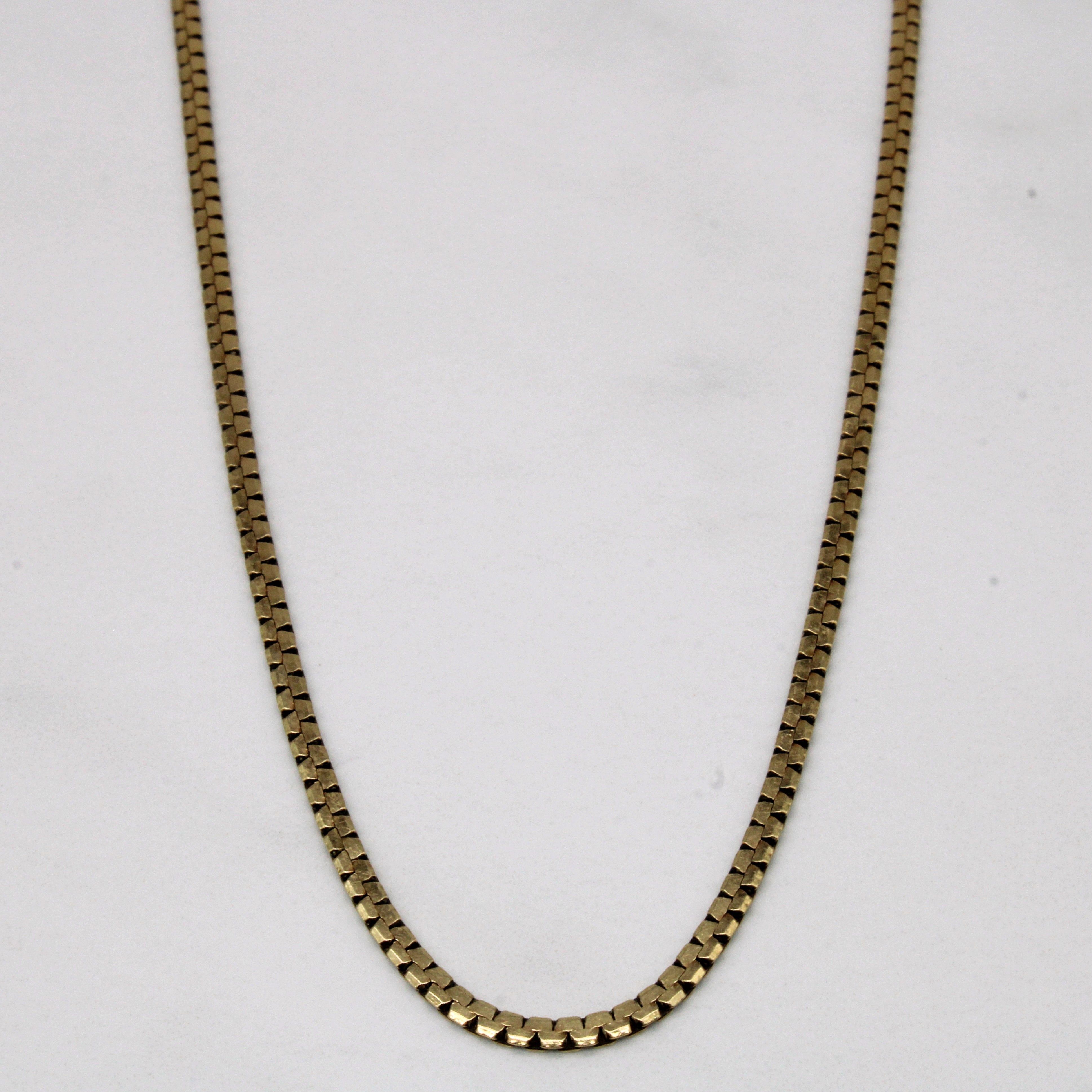10k Yellow Gold S Link Chain | 19" |