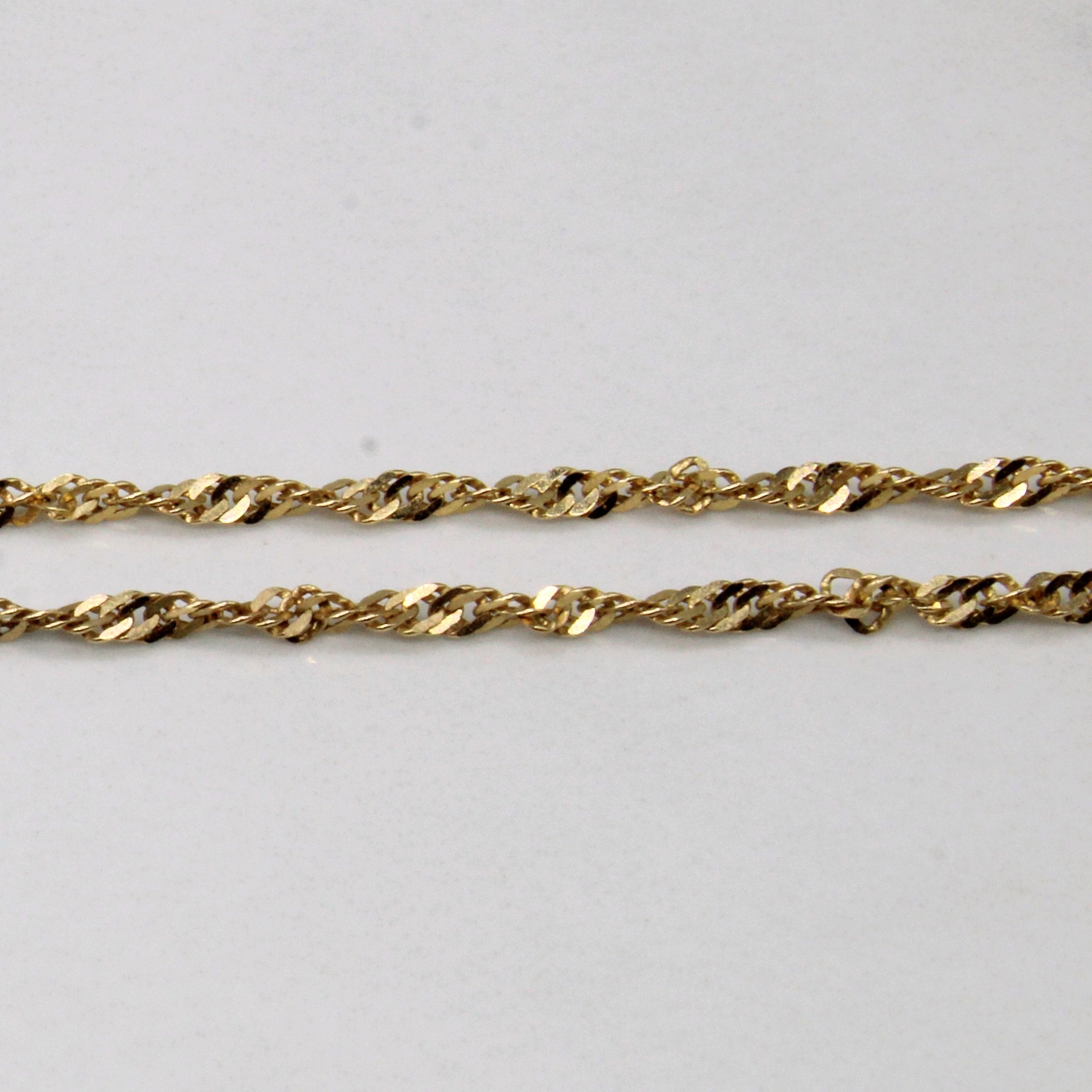 10k Yellow Gold Rope Chain | 18" |