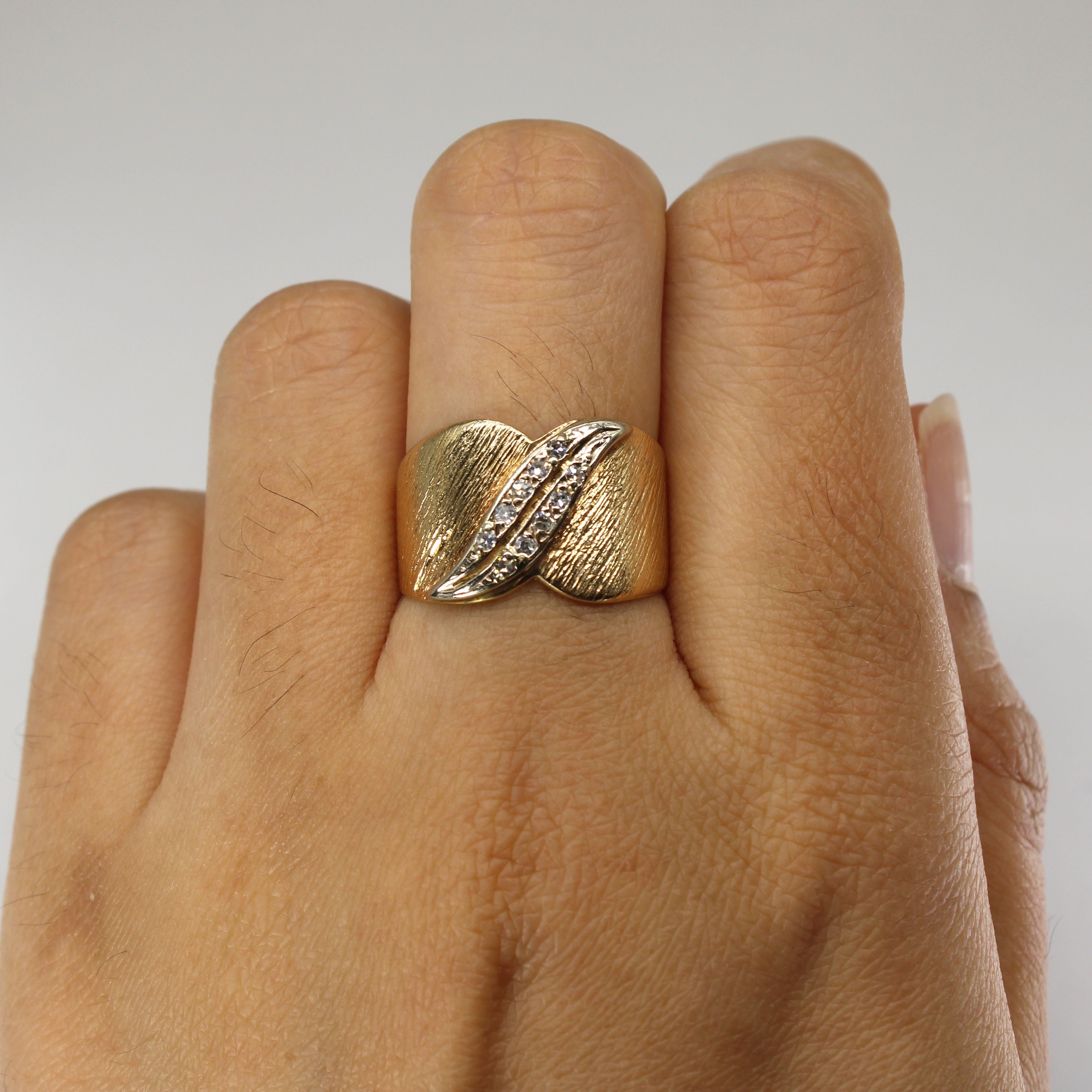 Diamond Wide Band | 0.15ctw | SZ 6.75 |