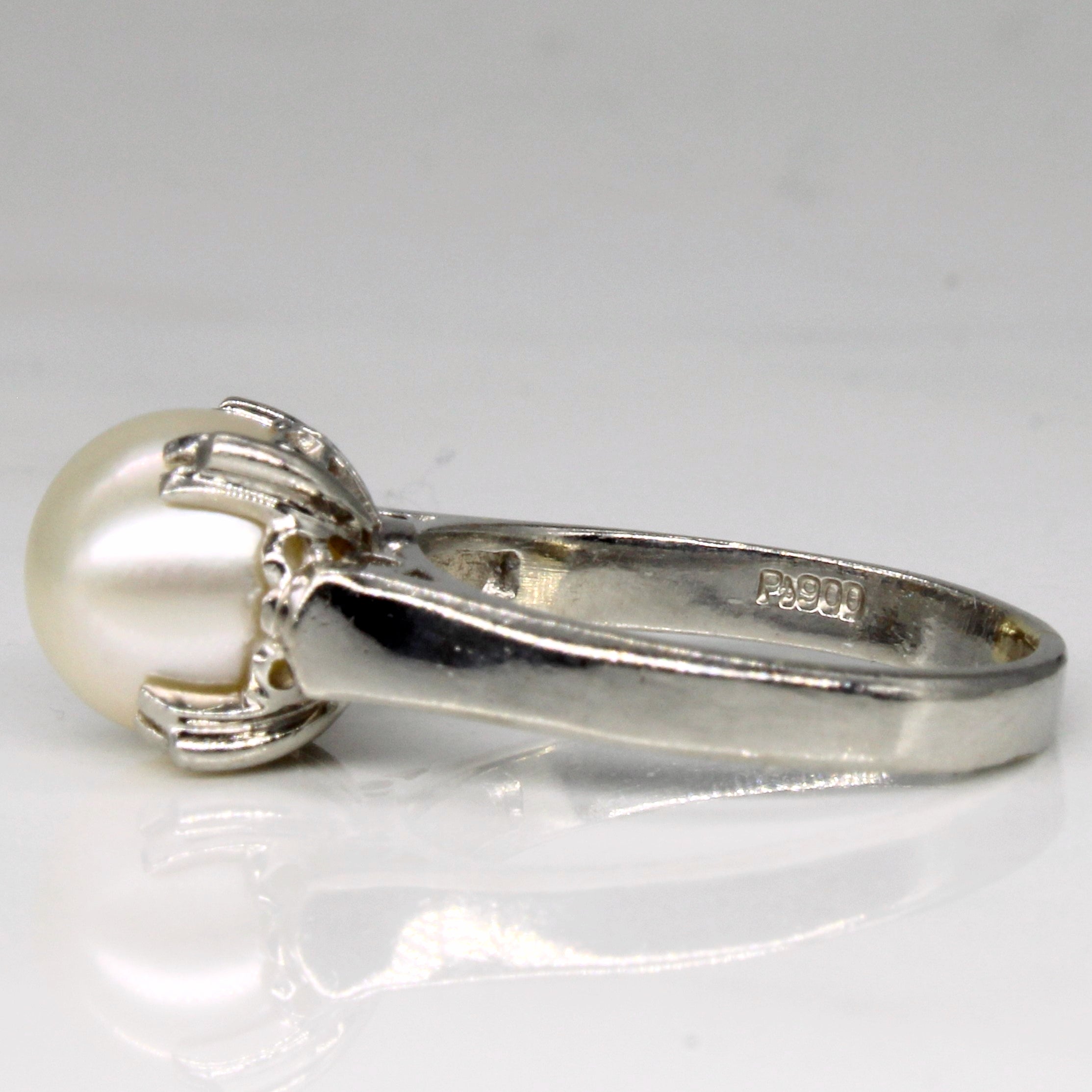 Pearl Cocktail Ring | SZ 4.25 |