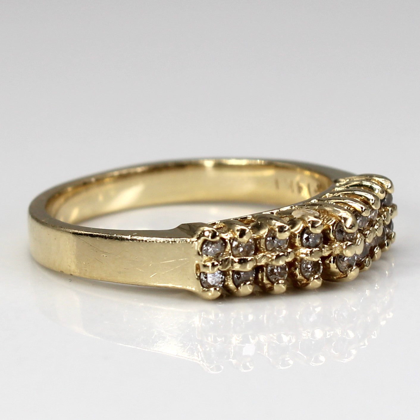 Cluster Set Diamond Ring | 0.18ctw | SZ 7 |