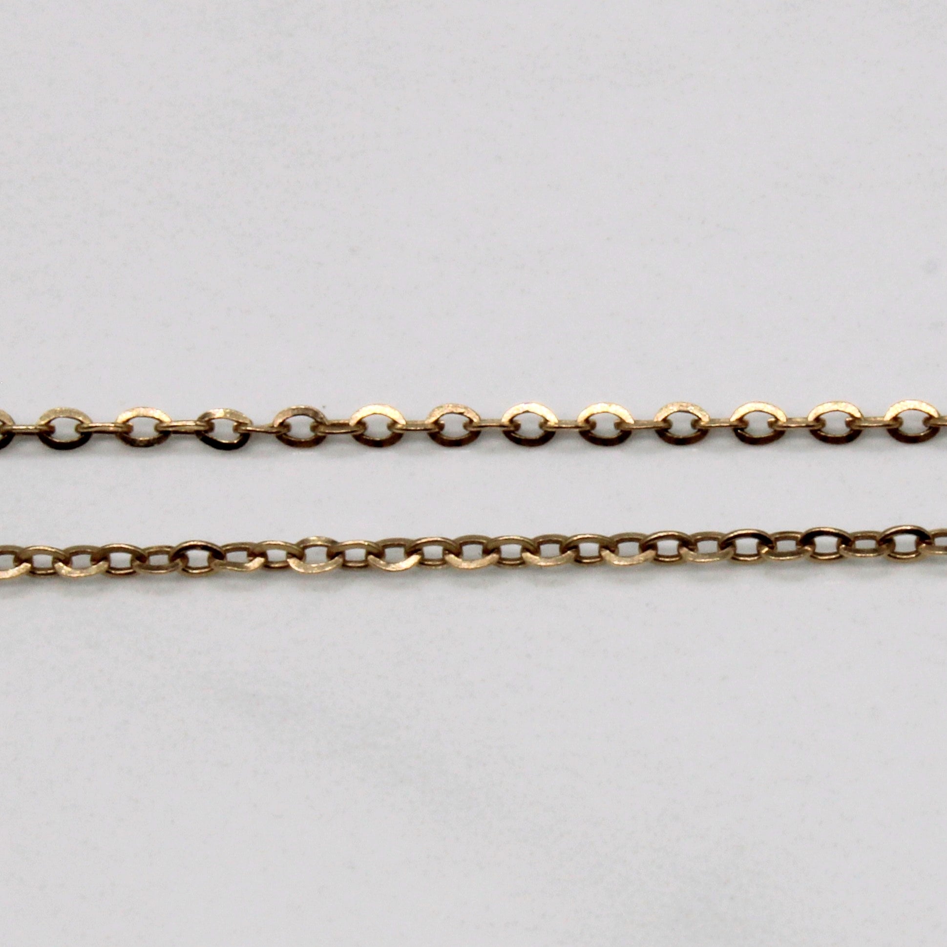 10k Yellow Gold Oval Link Chain | 22" |