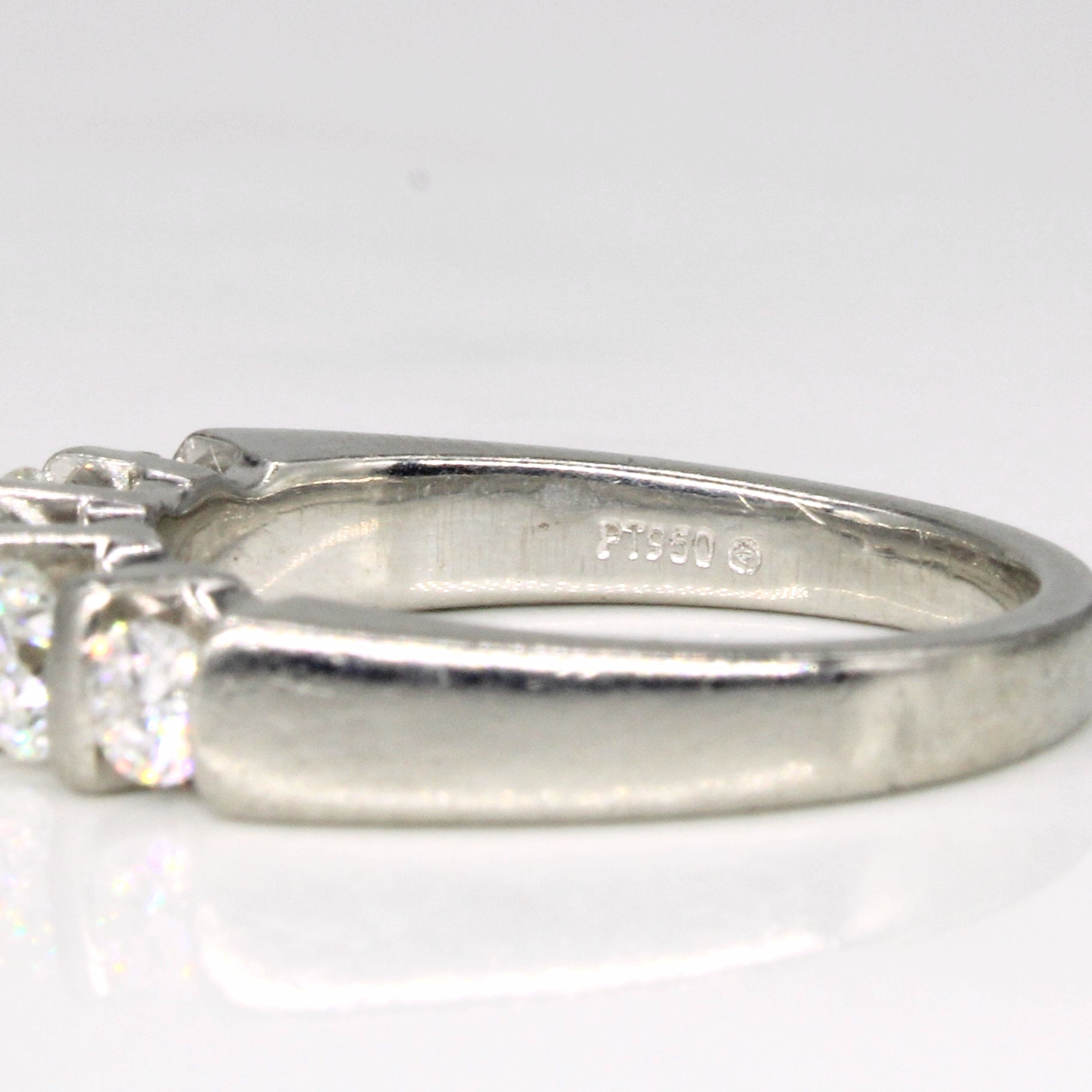 Tension Set Diamond Ring | 0.86ctw | SZ 6.75 |