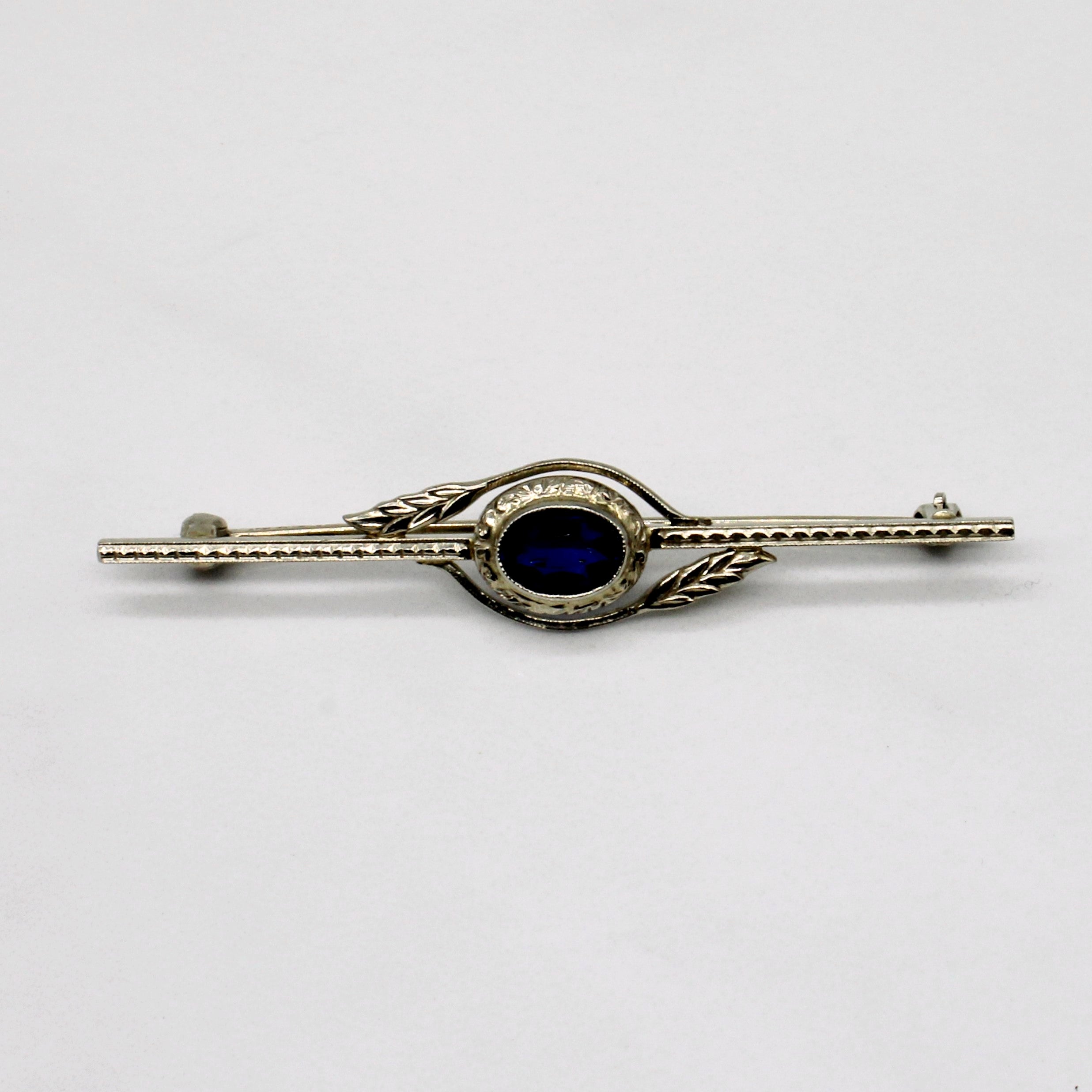 Synthetic Sapphire Pin | 0.95ct |