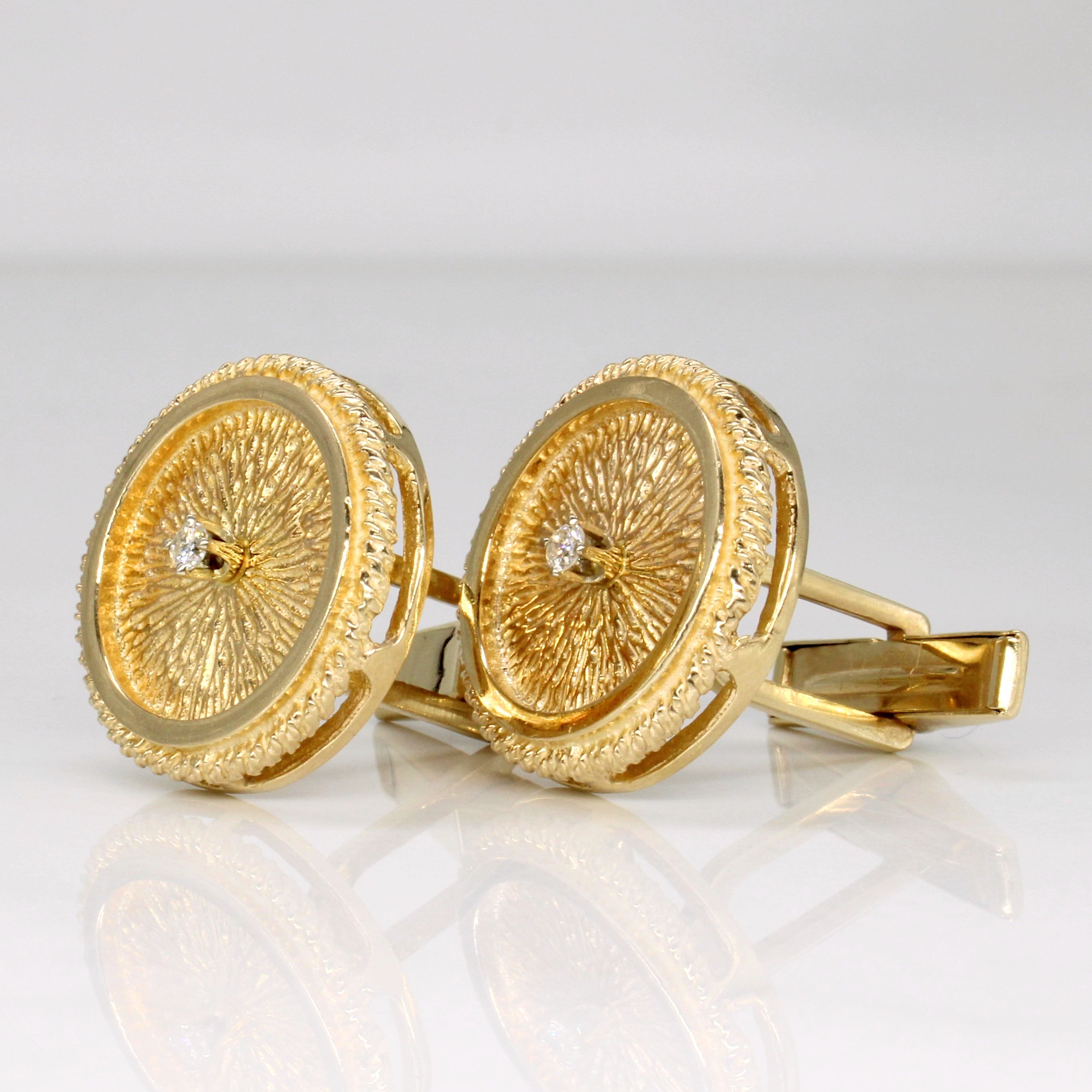 Diamond Cufflinks | 0.09ctw |