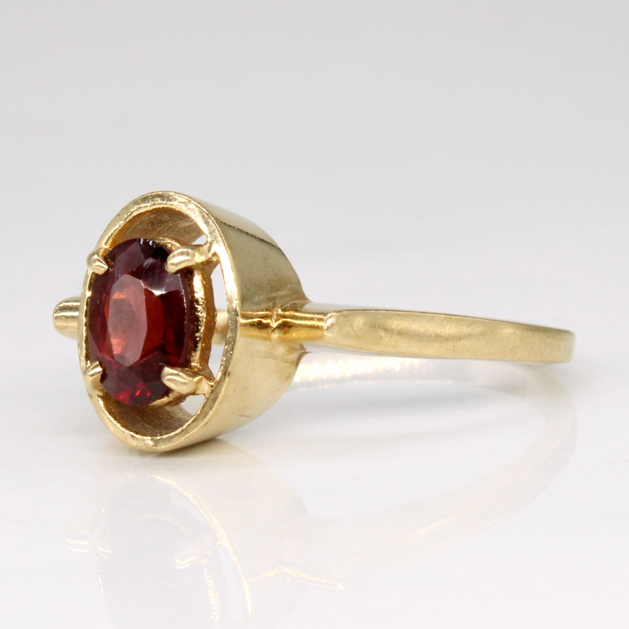 Garnet Cocktail 14k Ring | 0.68ct | SZ 6.5 |