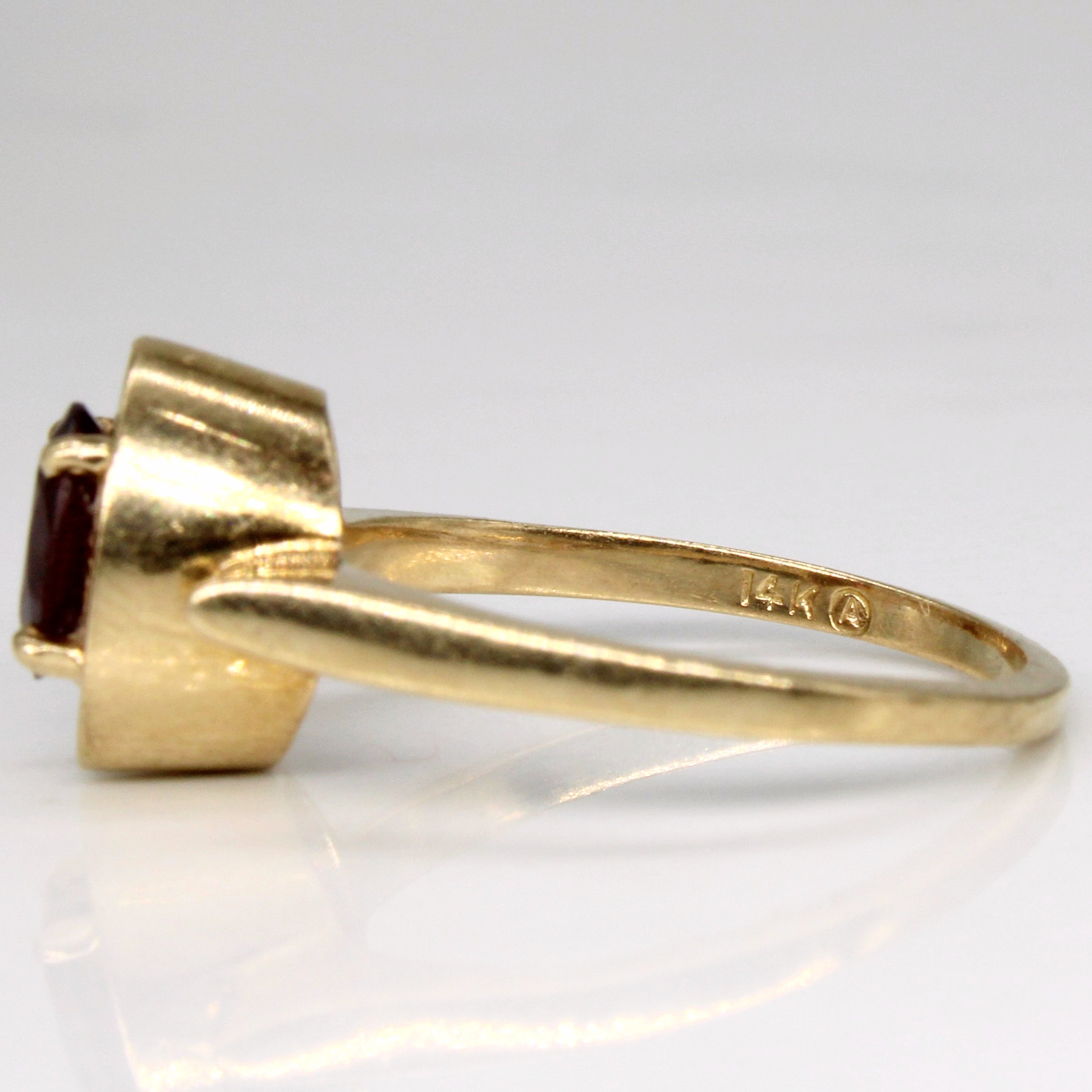 Garnet Cocktail 14k Ring | 0.68ct | SZ 6.5 |