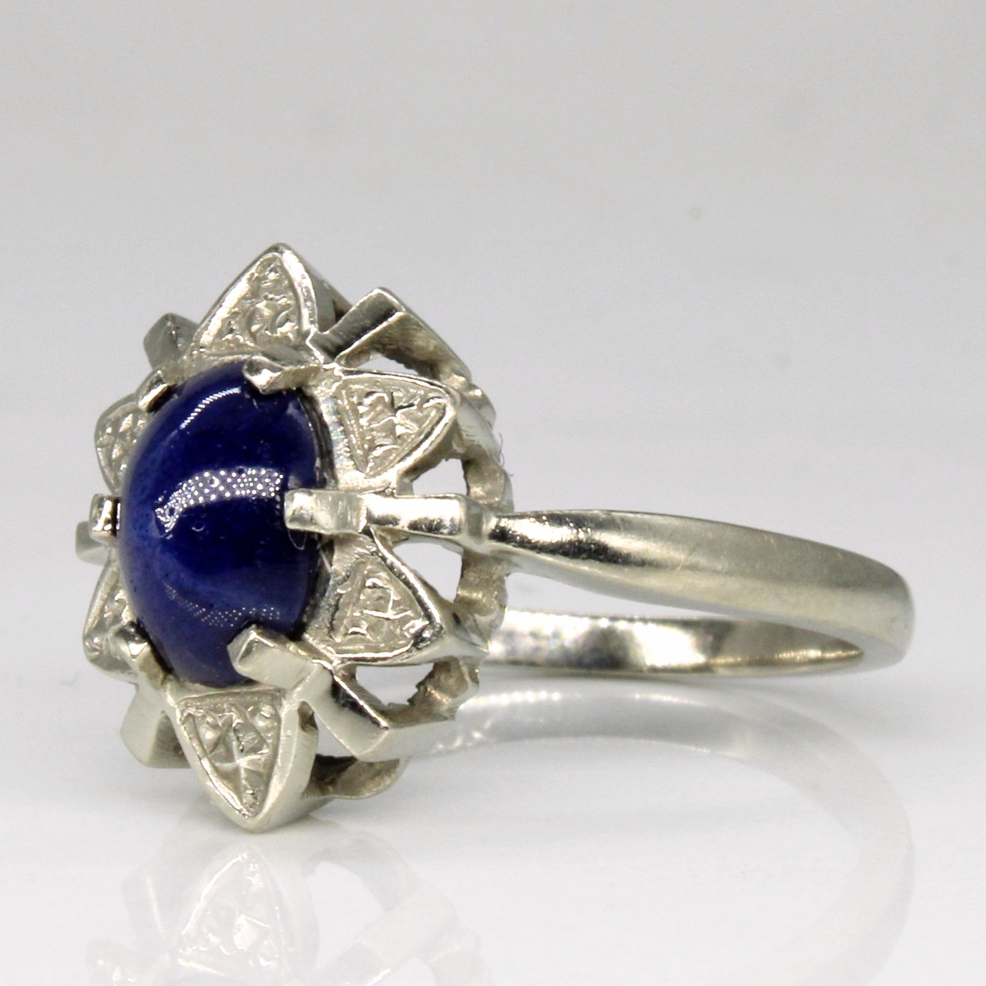 Synthetic Star Sapphire Ring | 1.40ct | SZ 6.5 |