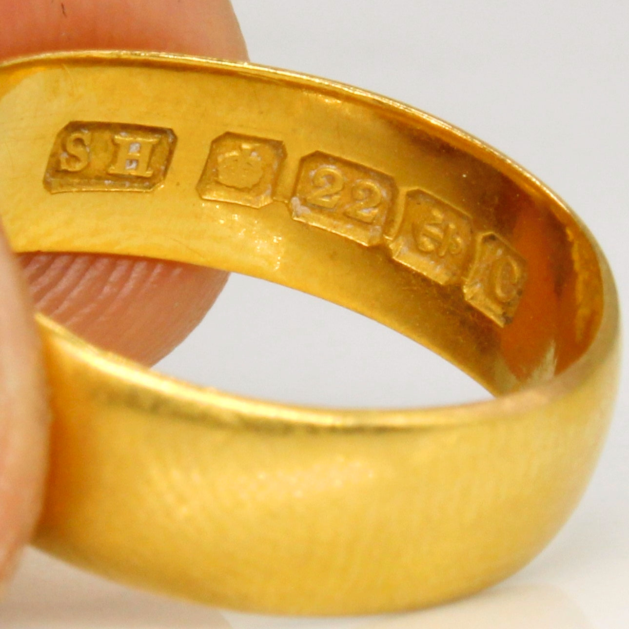 1902 Hallmarked 22k Yellow Gold Band | SZ 5 |