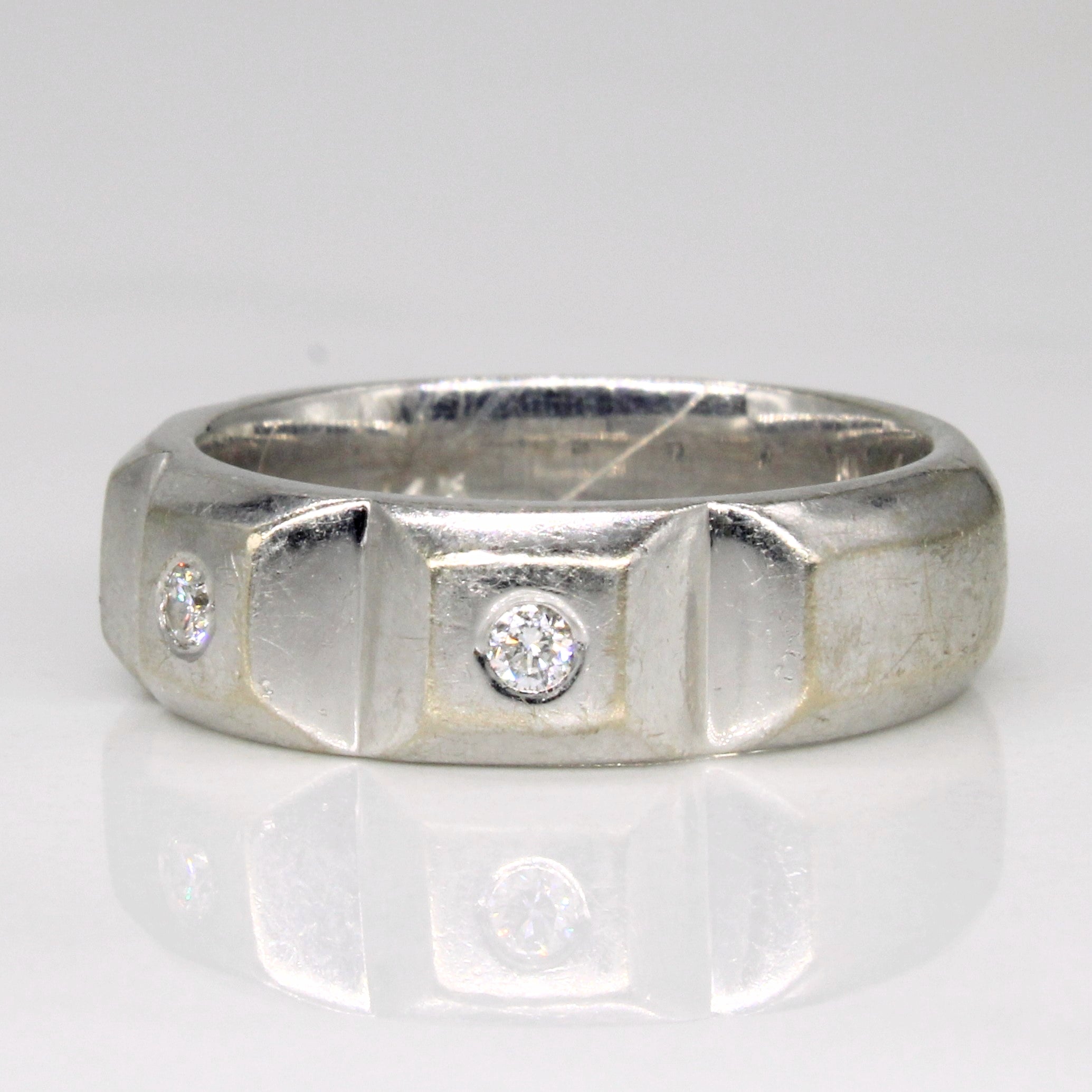 Three Stone Diamond Ring | 0.06ctw | SZ 7 |