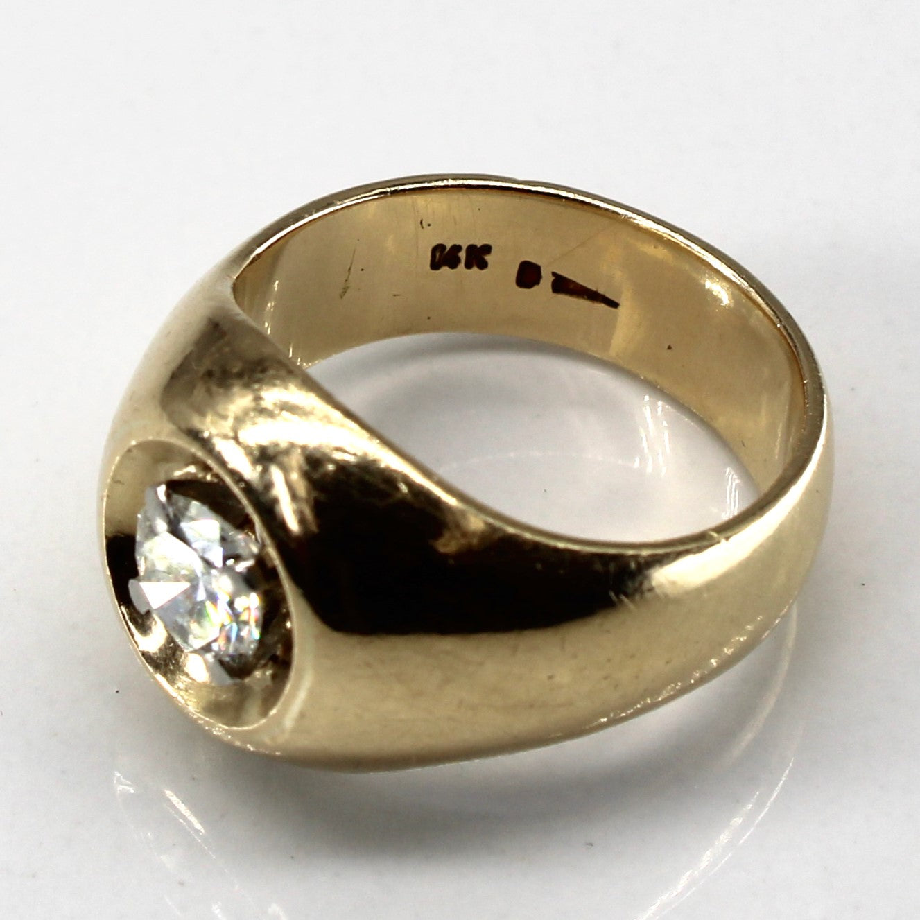 Solitaire Diamond Dome Ring | 0.60ct SI1/SI2 H/I | SZ 5.75 |
