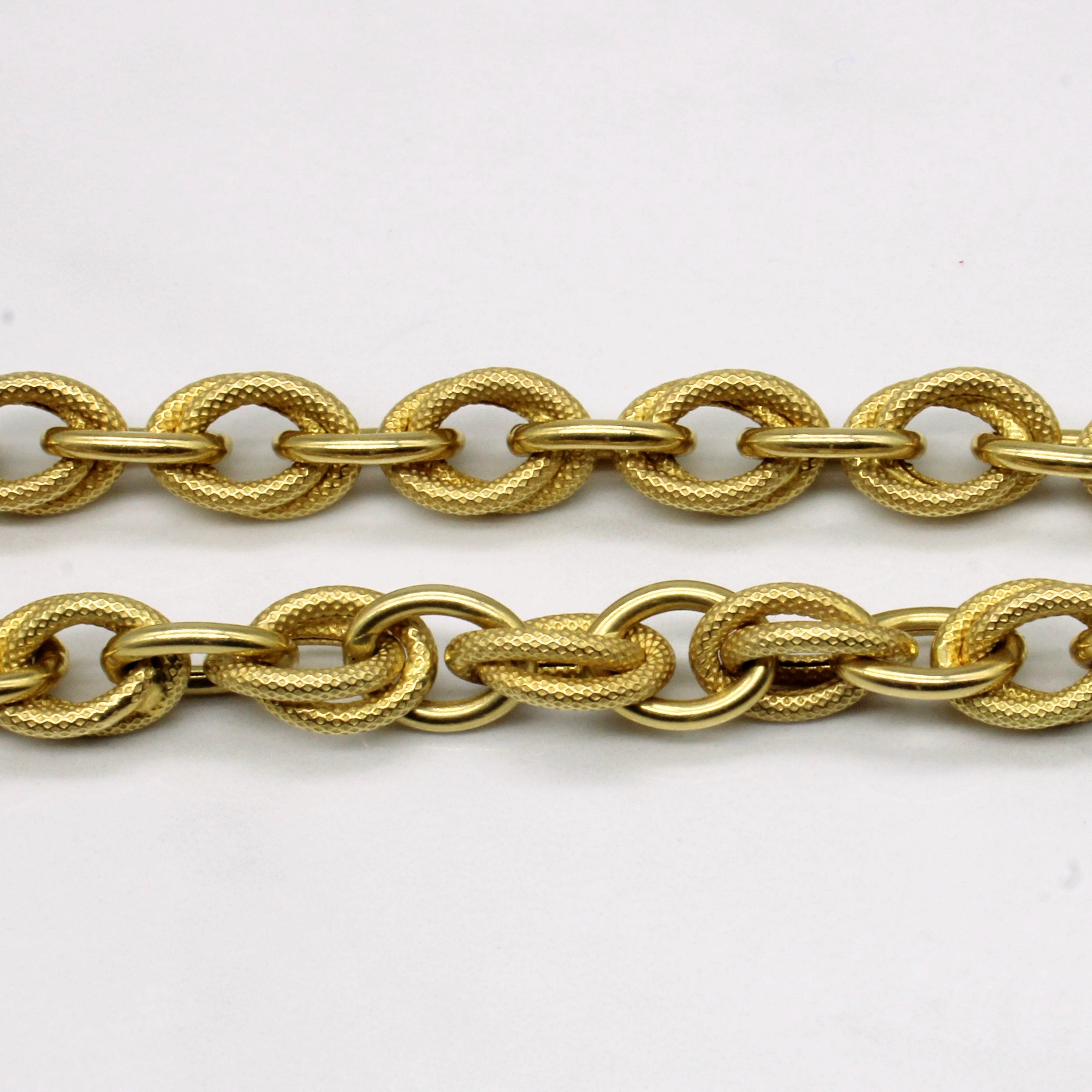 Chaîne en or jaune 14 carats | 16" |
