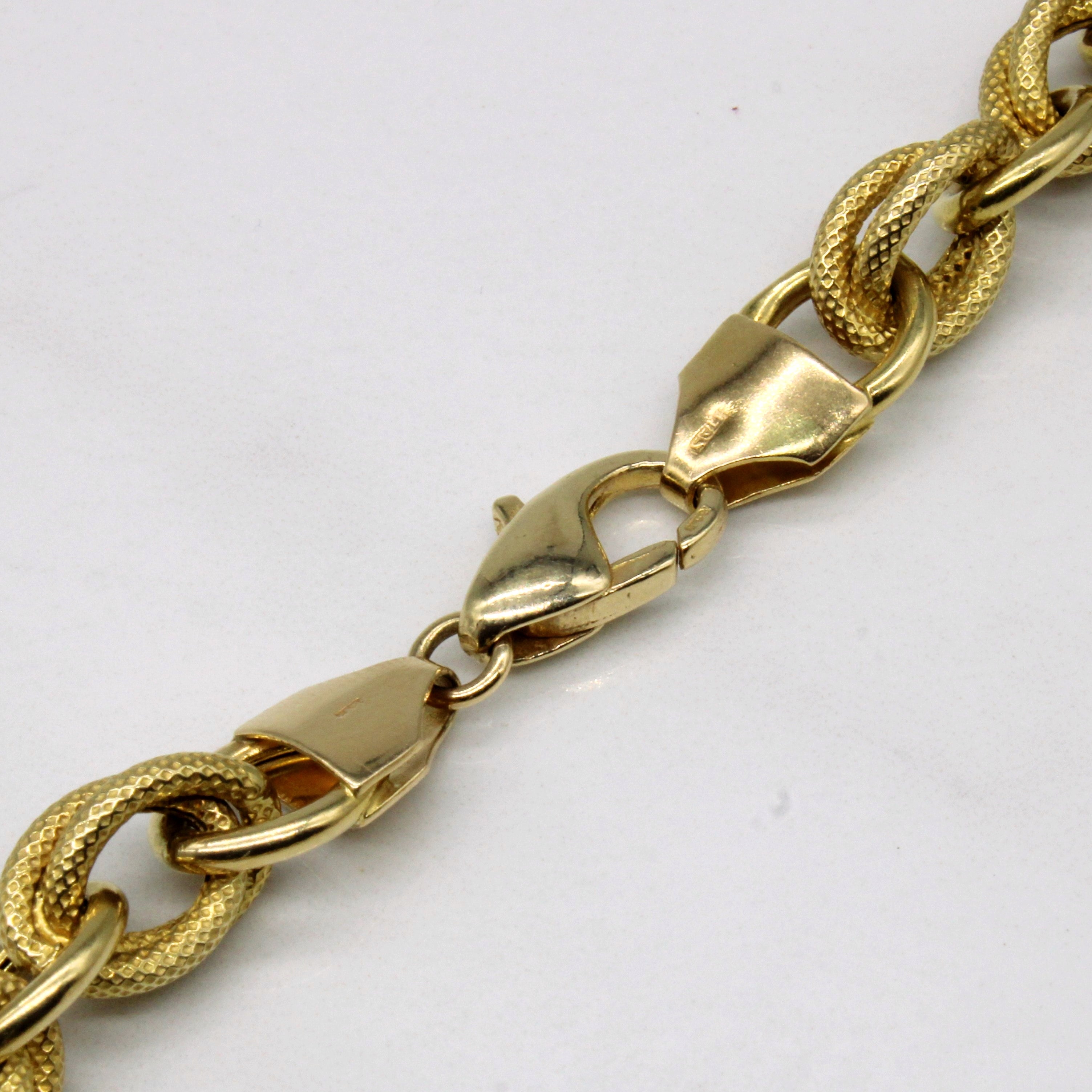 Chaîne en or jaune 14 carats | 16" |