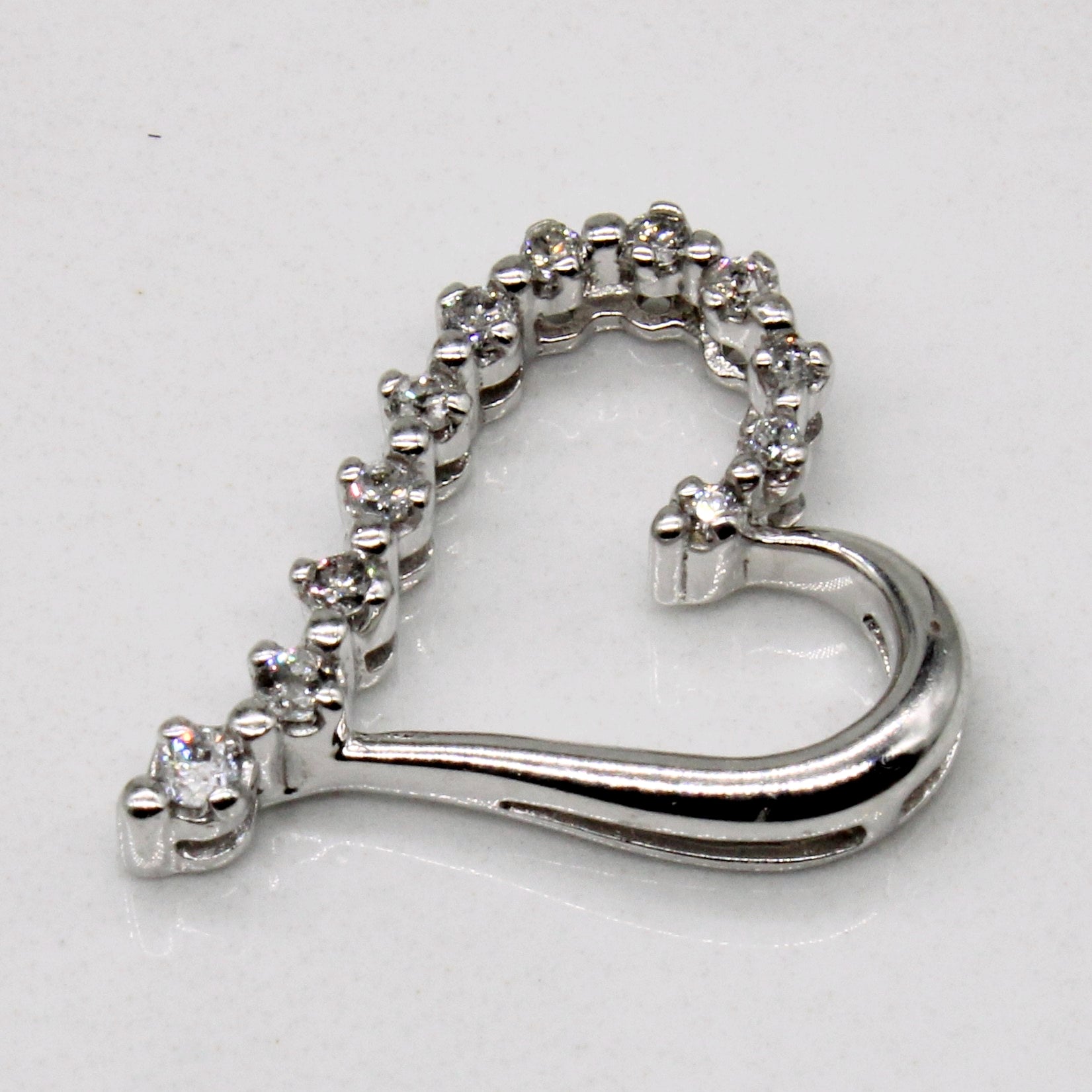 Diamond Heart Pendant | 0.095ctw |