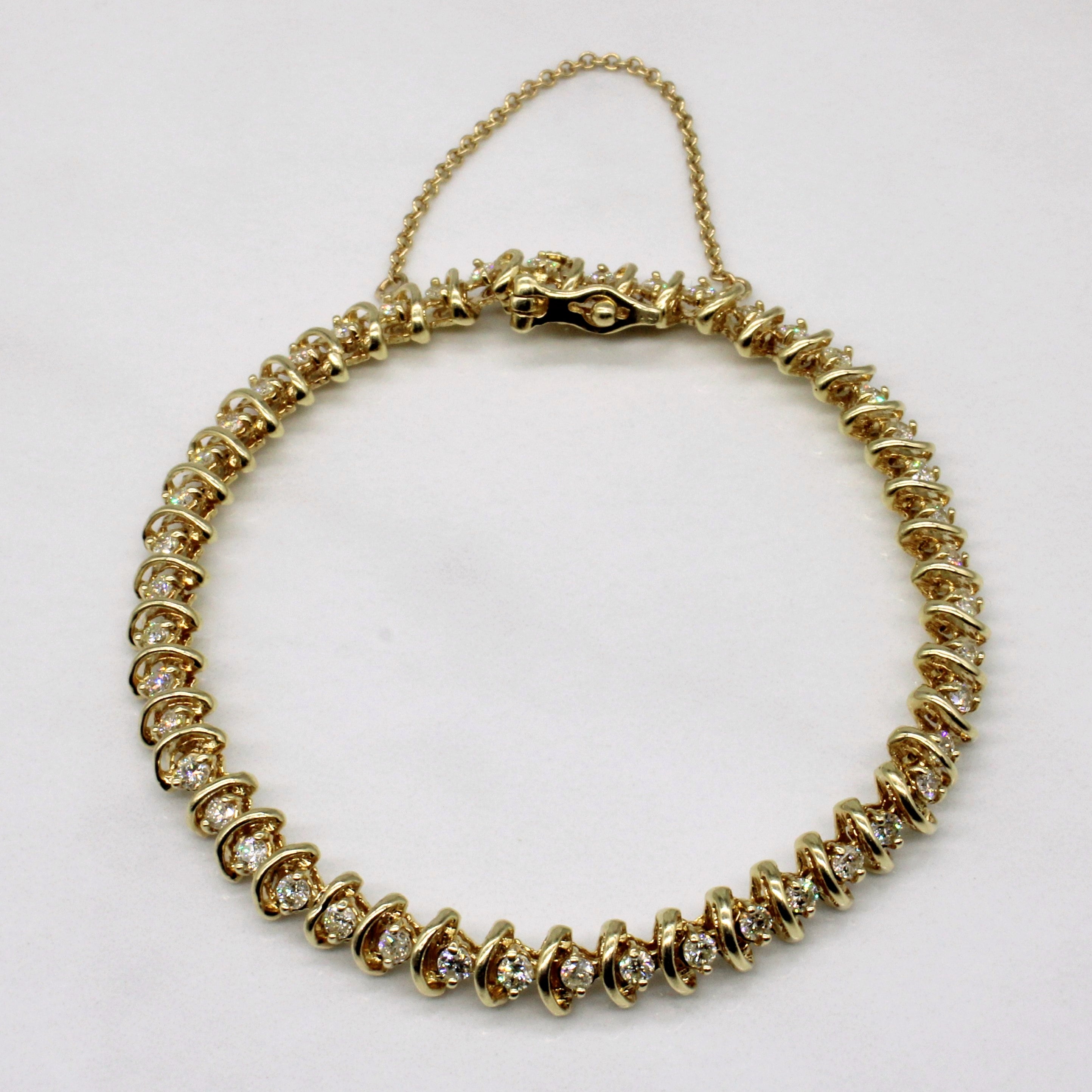 Diamond Tennis Bracelet | 1.38ctw | 6.5" |