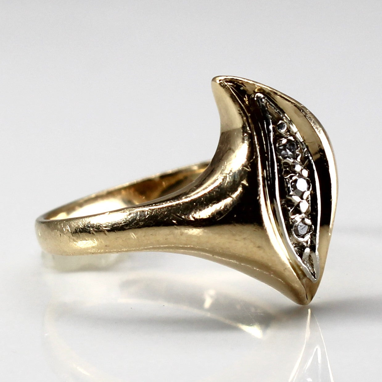 Bypass Diamond Ring | 0.03ctw | SZ 5.5 |